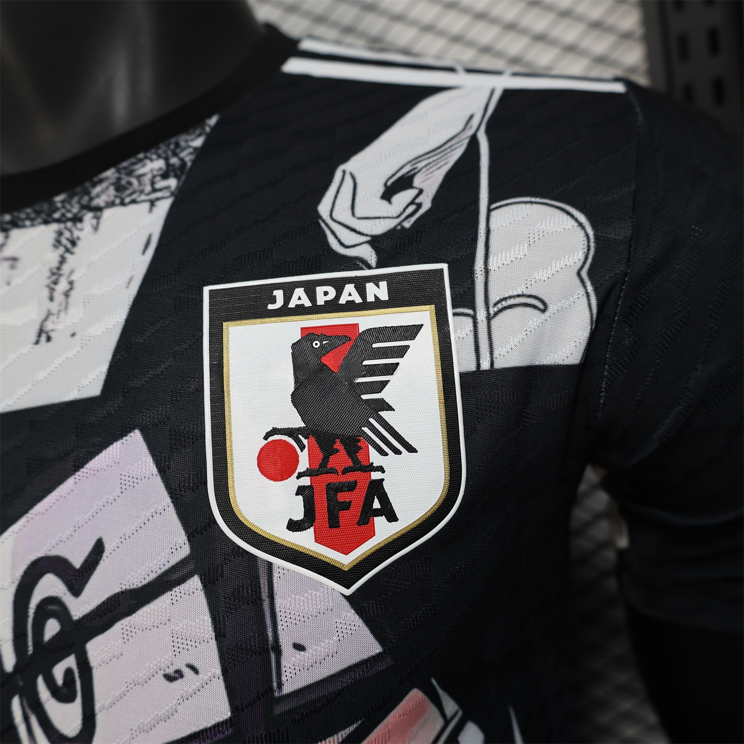 Japan 25-26 Uchiha Itachi Black & White Special Jersey - Player Version - Unitedfutballjersey