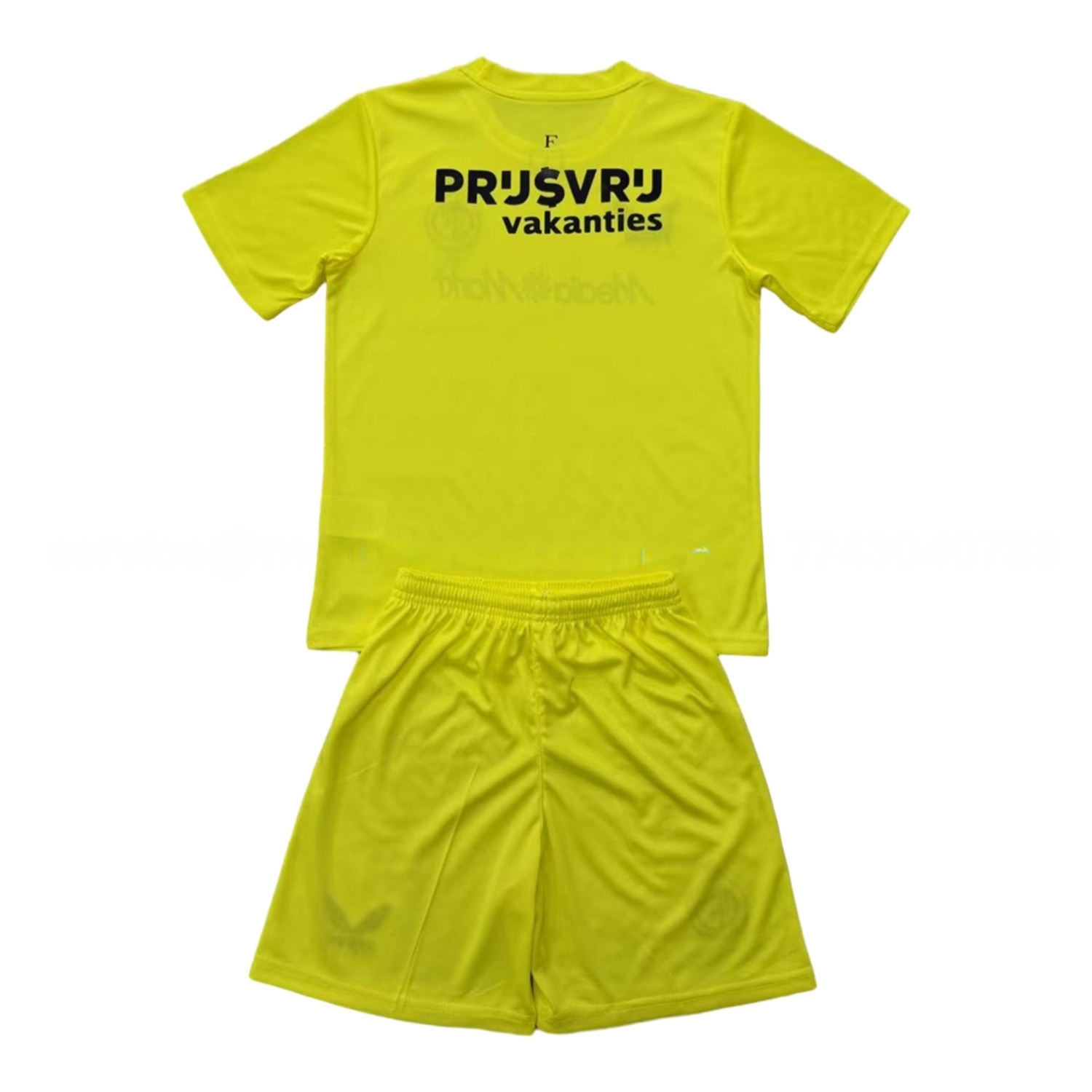 Feyenoord 25-26 Yellow Goalkeeper Kids Kit - Unitedfutballjersey