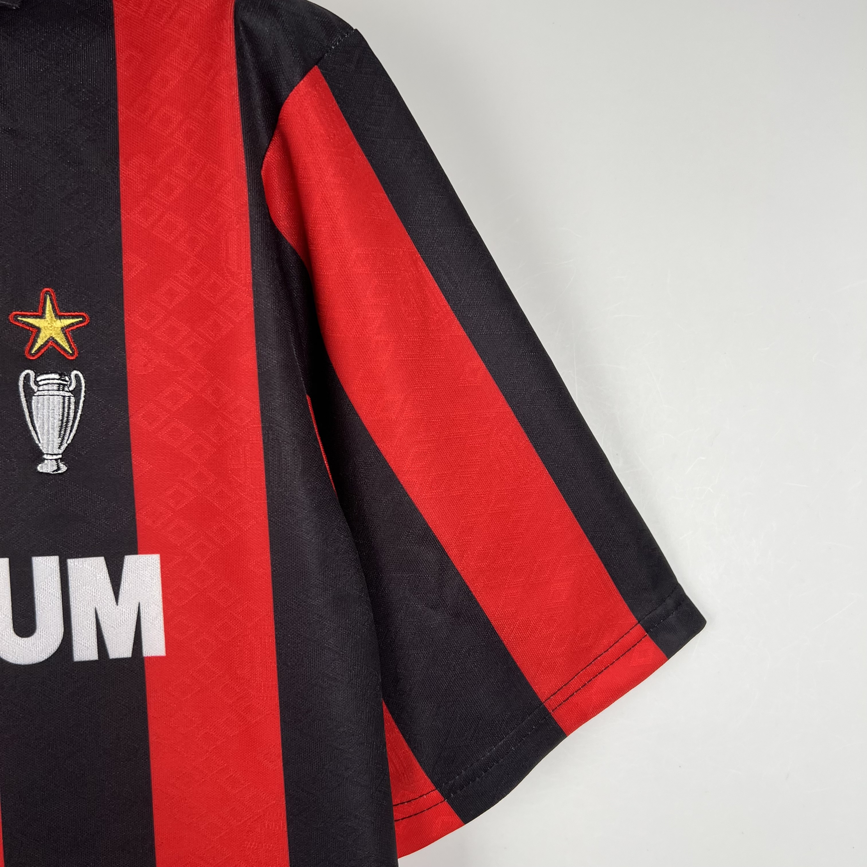Retro AC Milan 1989-90 Home Stadium Jersey - Unitedfutballjersey