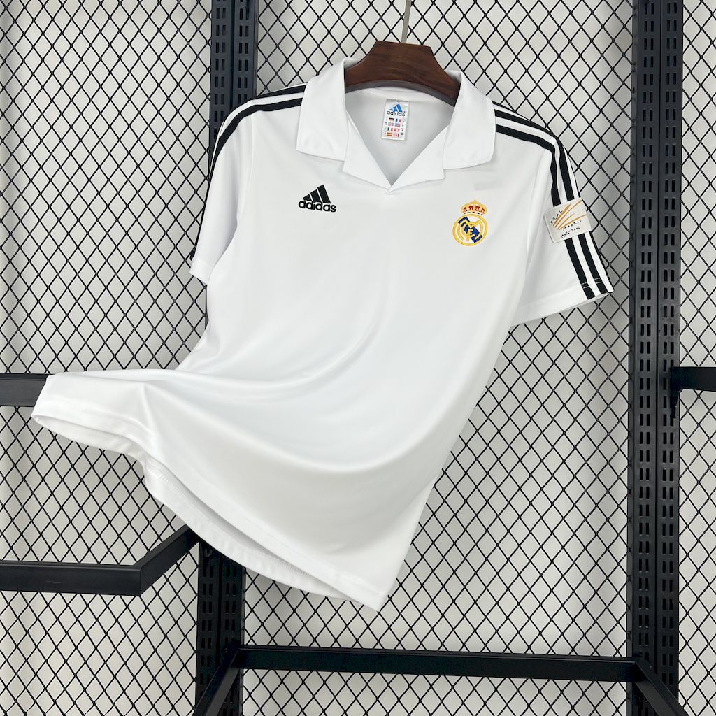 Retro Real Madrid 2001-02 European Home Jersey - Unitedfutballjersey
