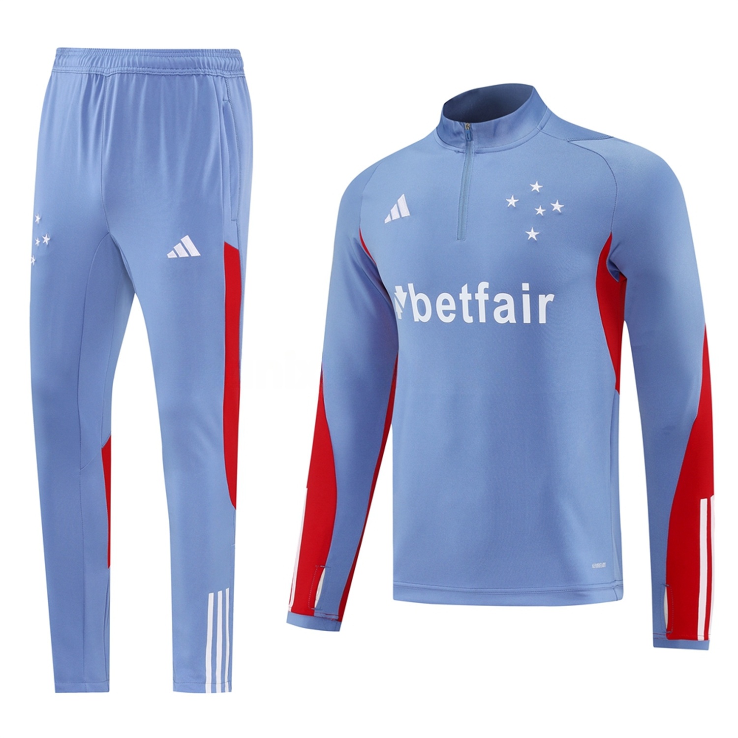 Cruzeiro 25-26 Long Sleeve Training Set - Blue Grey - Unitedfutballjersey