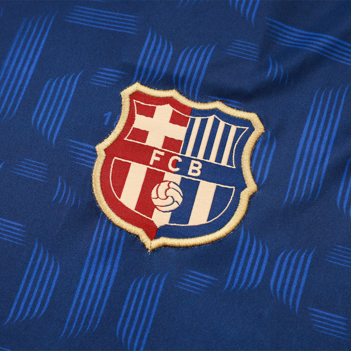 Barcelona 24-25 Short-Sleeve Training Set - Royal Blue Top & Shorts - Unitedfutballjersey