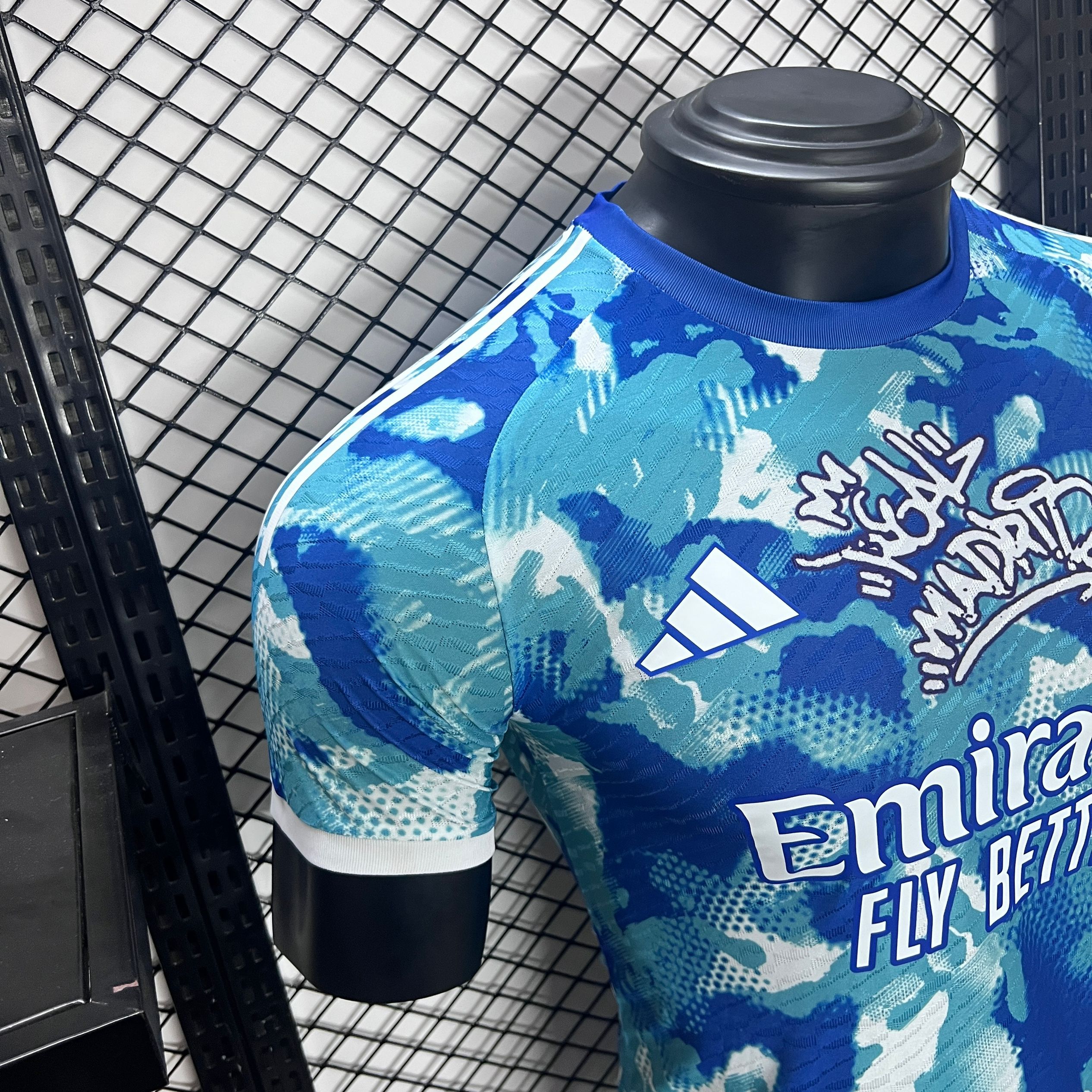 Real Madrid 24-25 Blue Watercolor Special Edition Jersey - Player Version - Unitedfutballjersey