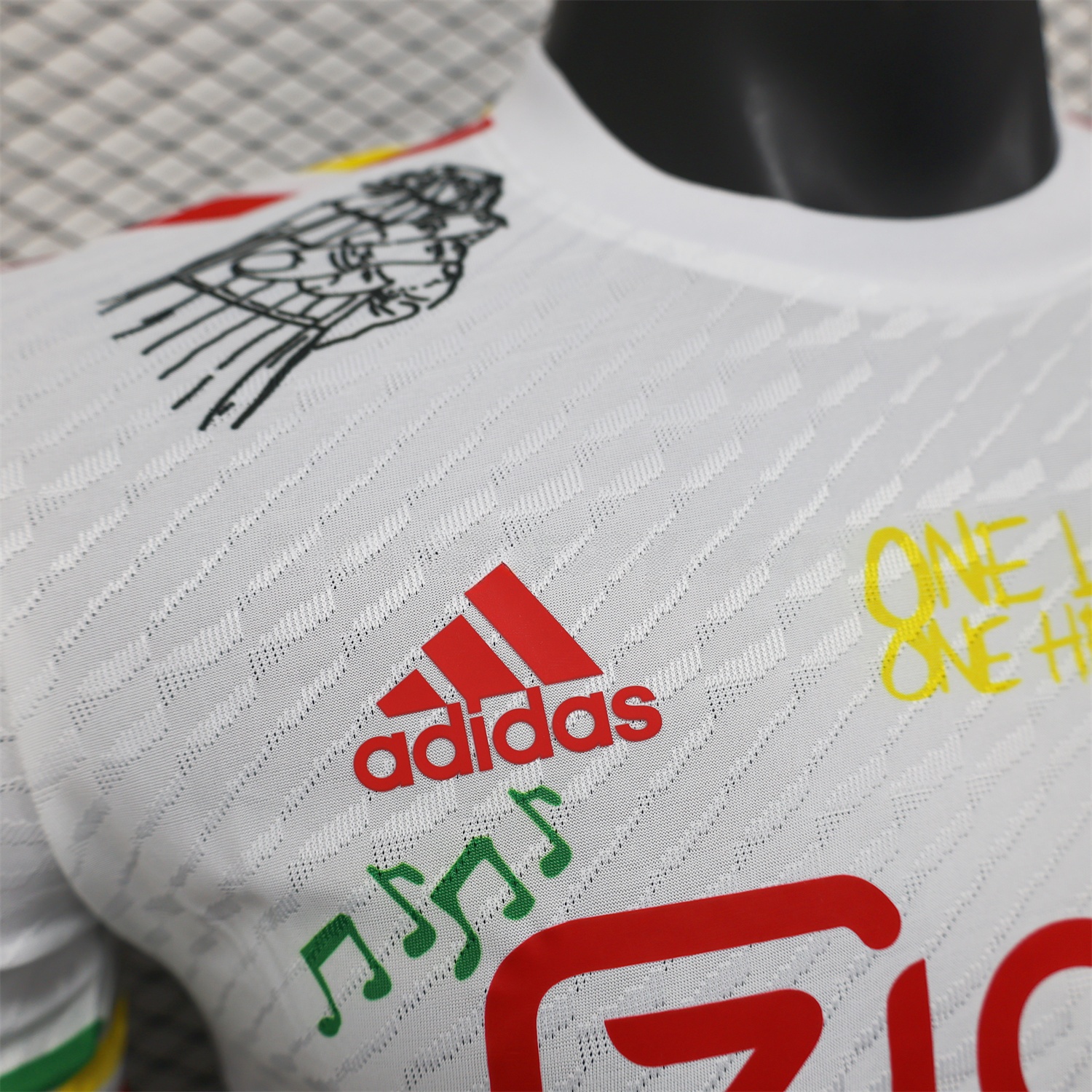 Ajax x B-O-B Marly 2025-26 40th White Special Edition Jersey - Player Version - Unitedfutballjersey