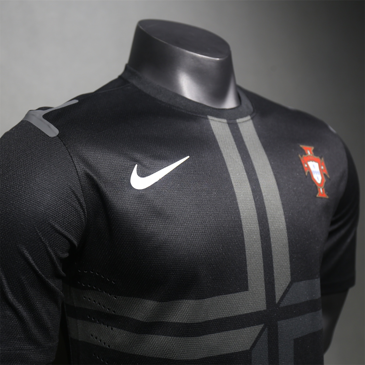 Retro Portugal 2013 Away Long Sleeves Jersey - Player Version - Unitedfutballjersey