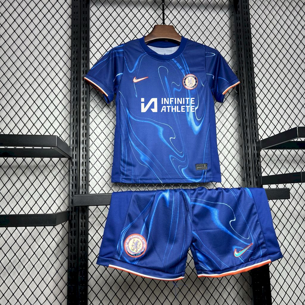 C.H.E.L.S.E.A 24-25 Home Kids Kit - Unitedfutballjersey
