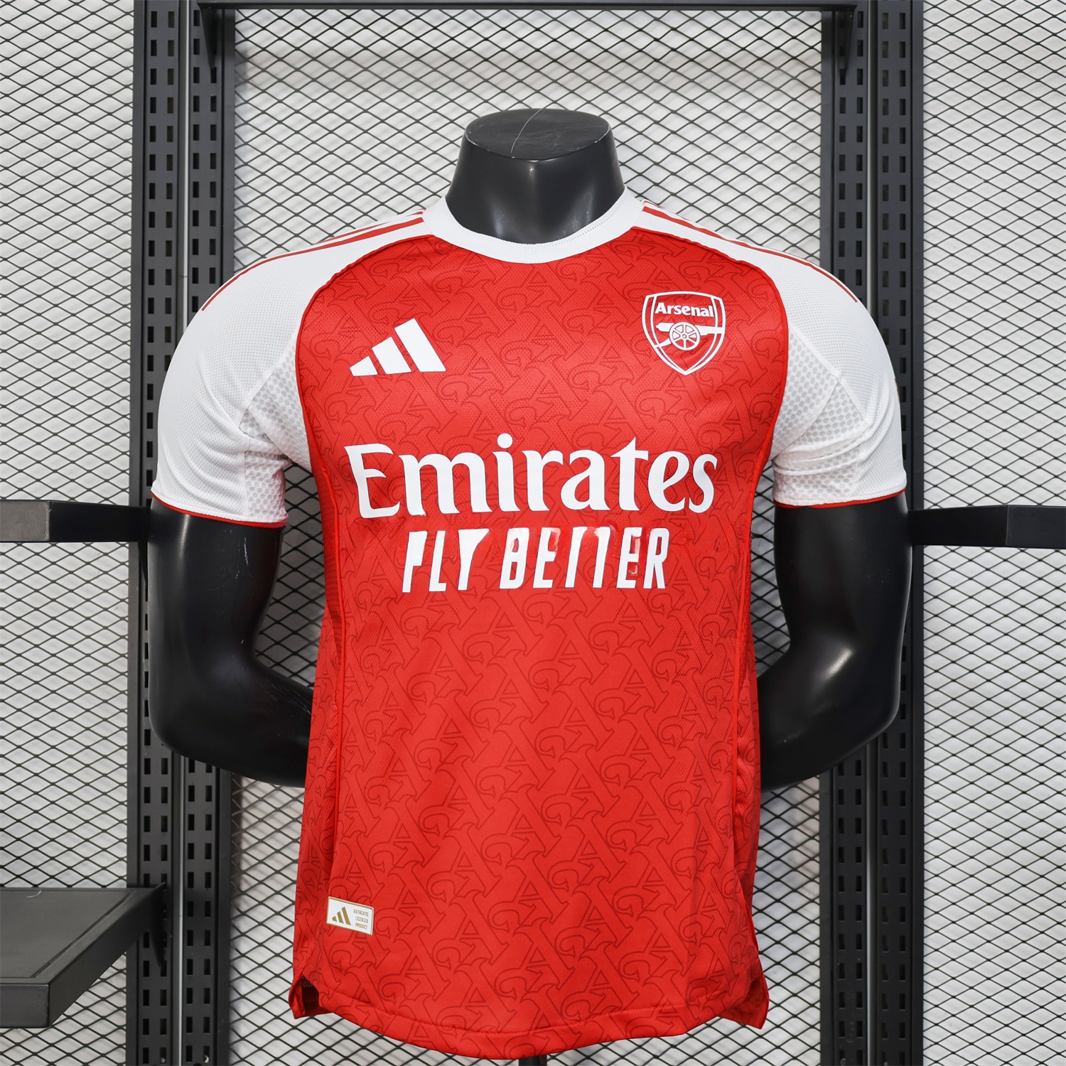 Arsenal 25-26 Home Jersey (Letter A Pattern) - Player Version - Unitedfutballjersey