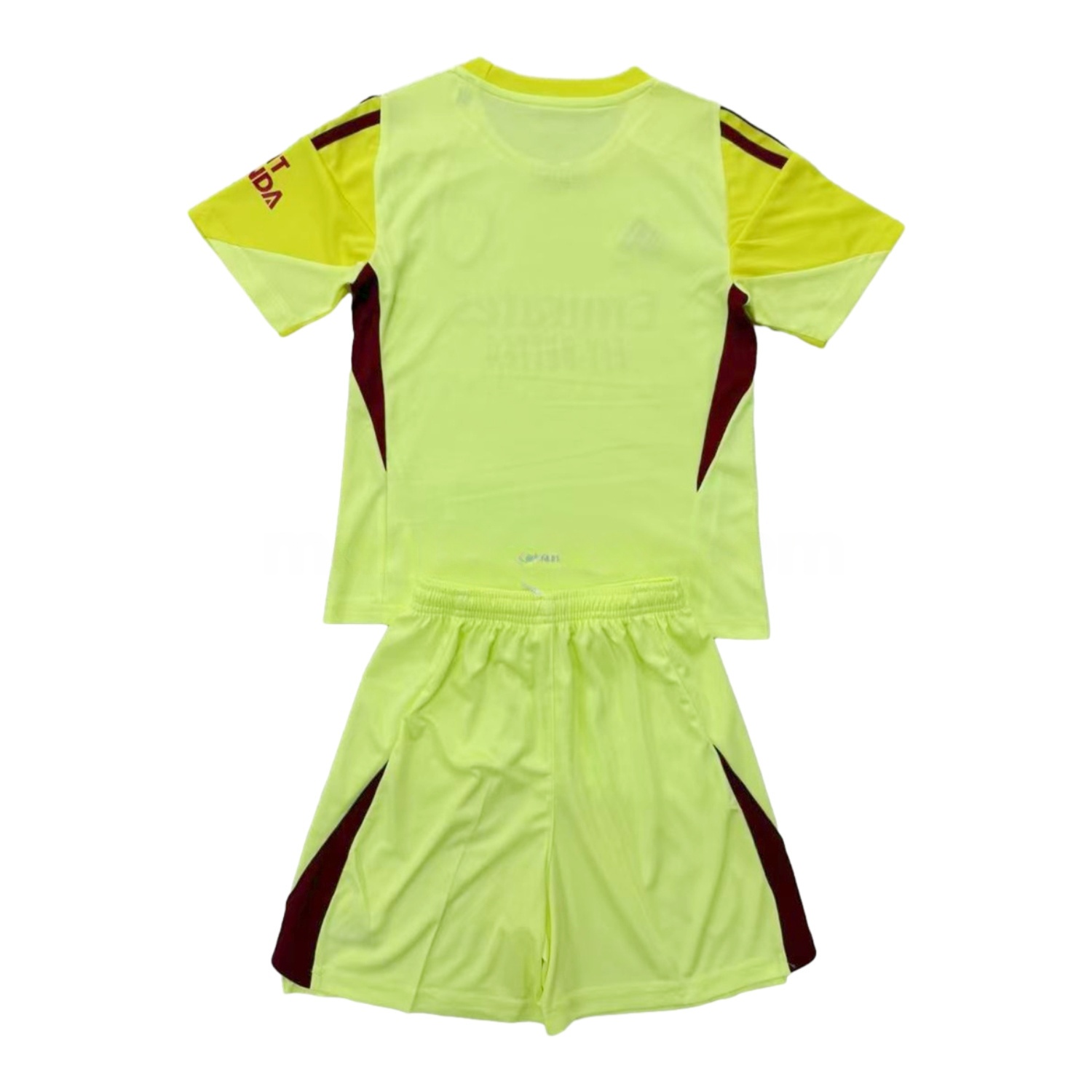 Arsenal 25-26 Light Yellow Goalkeeper Kids Kit - Unitedfutballjersey