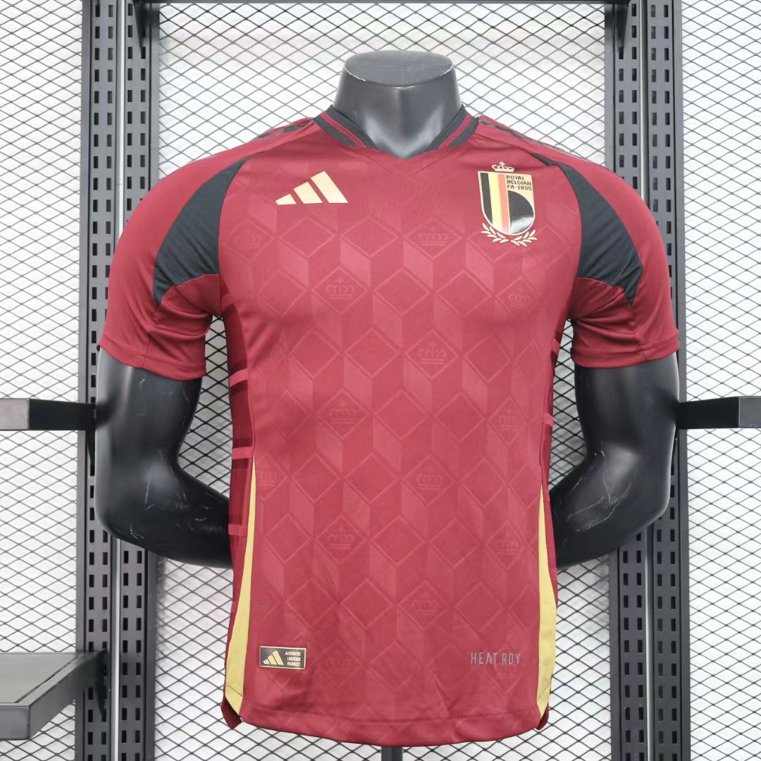 Belgium 2024 Home Stadium Jersey - Player Version - Unitedfutballjersey