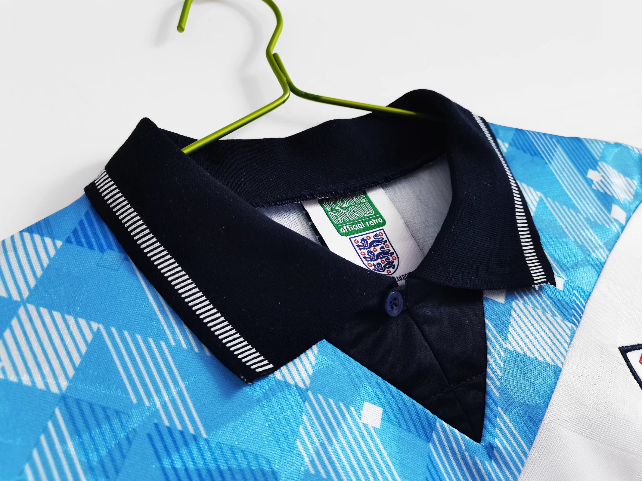 Retro England 1990 Three Color Jersey - Unitedfutballjersey