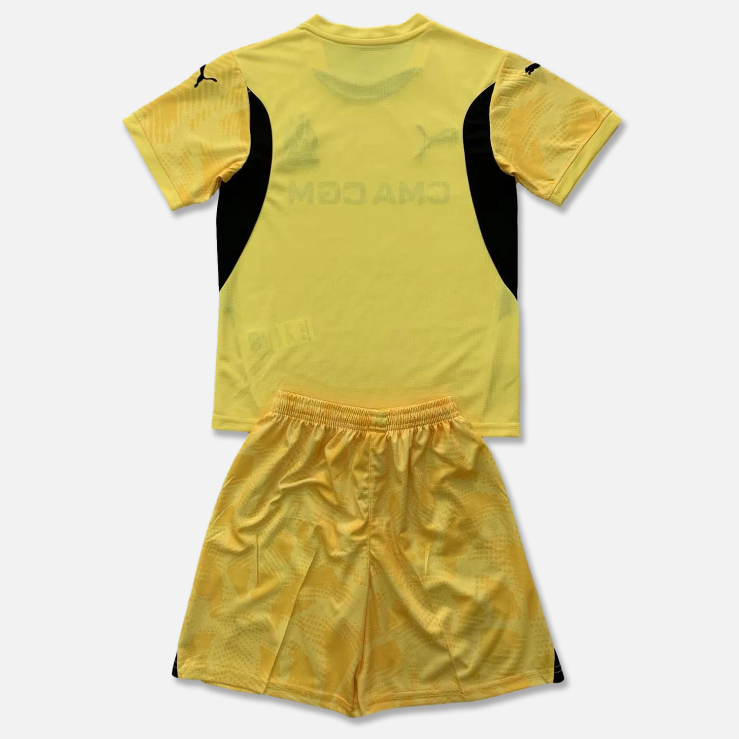 Marseille 24-25 Yellow Goalkeeper Kids Kit - Unitedfutballjersey