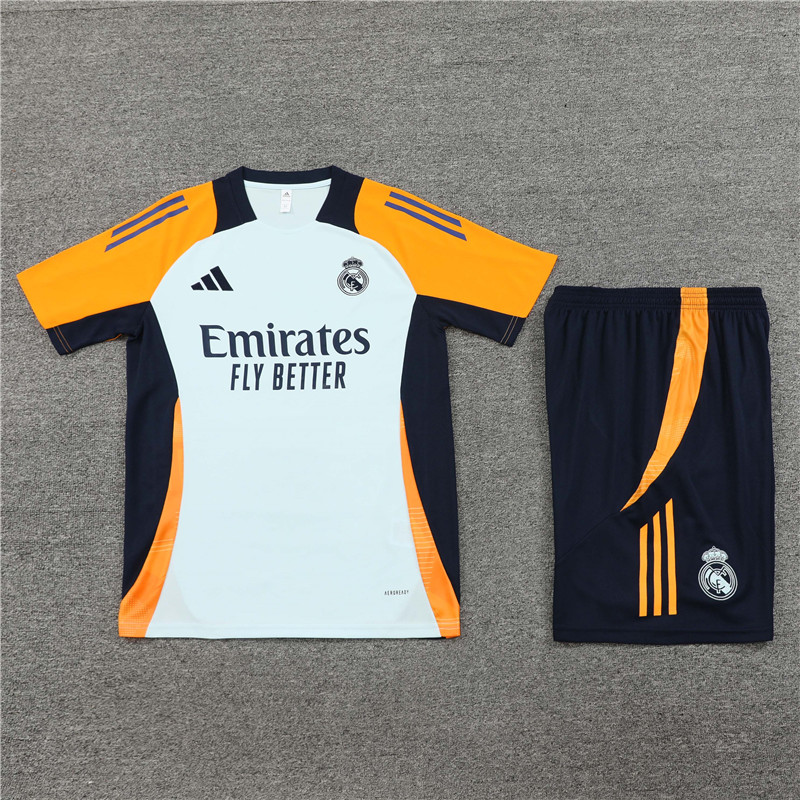 Real Madrid 24-25 Short-Sleeve Training Set - Light Blue - Unitedfutballjersey