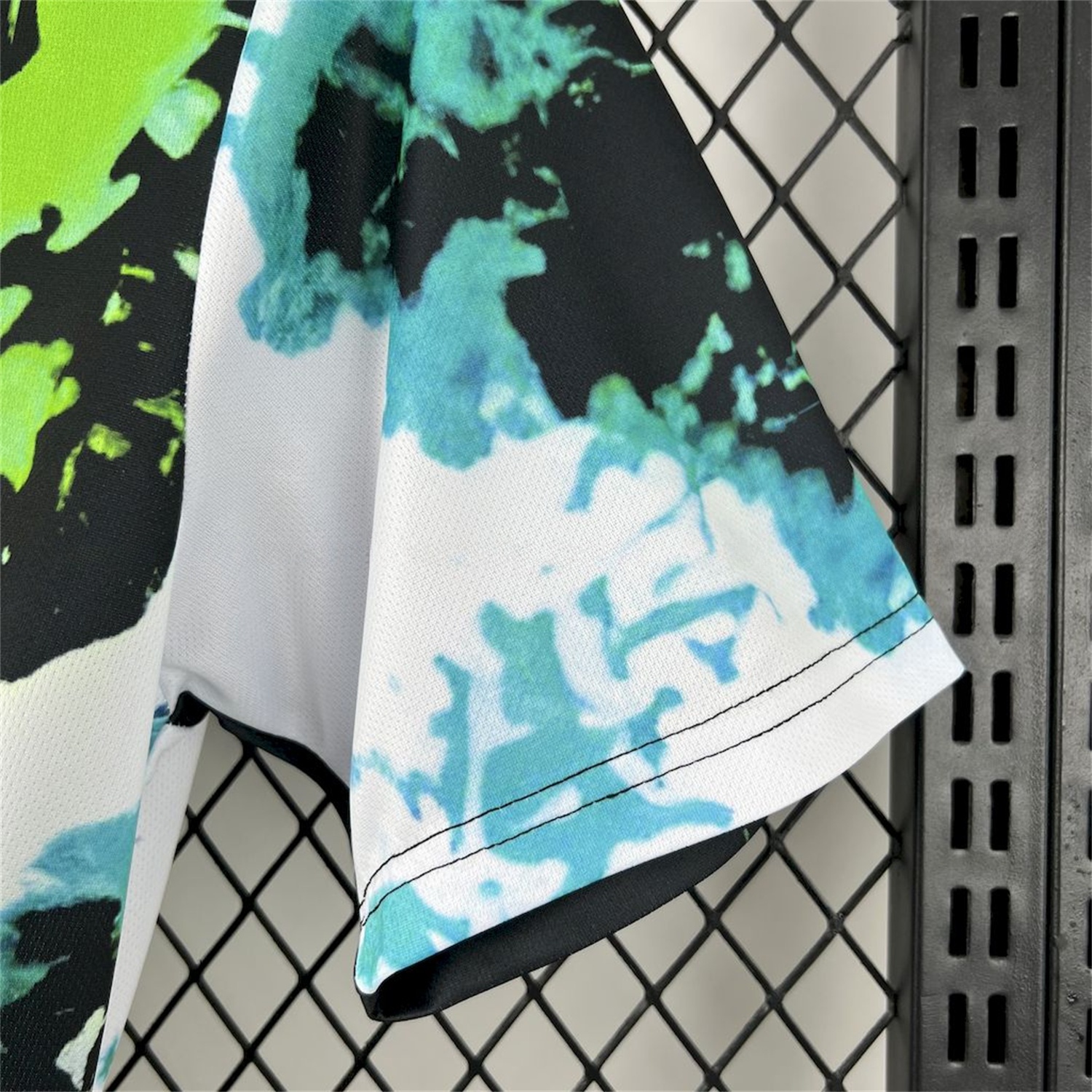 Real Madrid 25-26 Black Green Colorful Training Jersey - Fans Version - Unitedfutballjersey