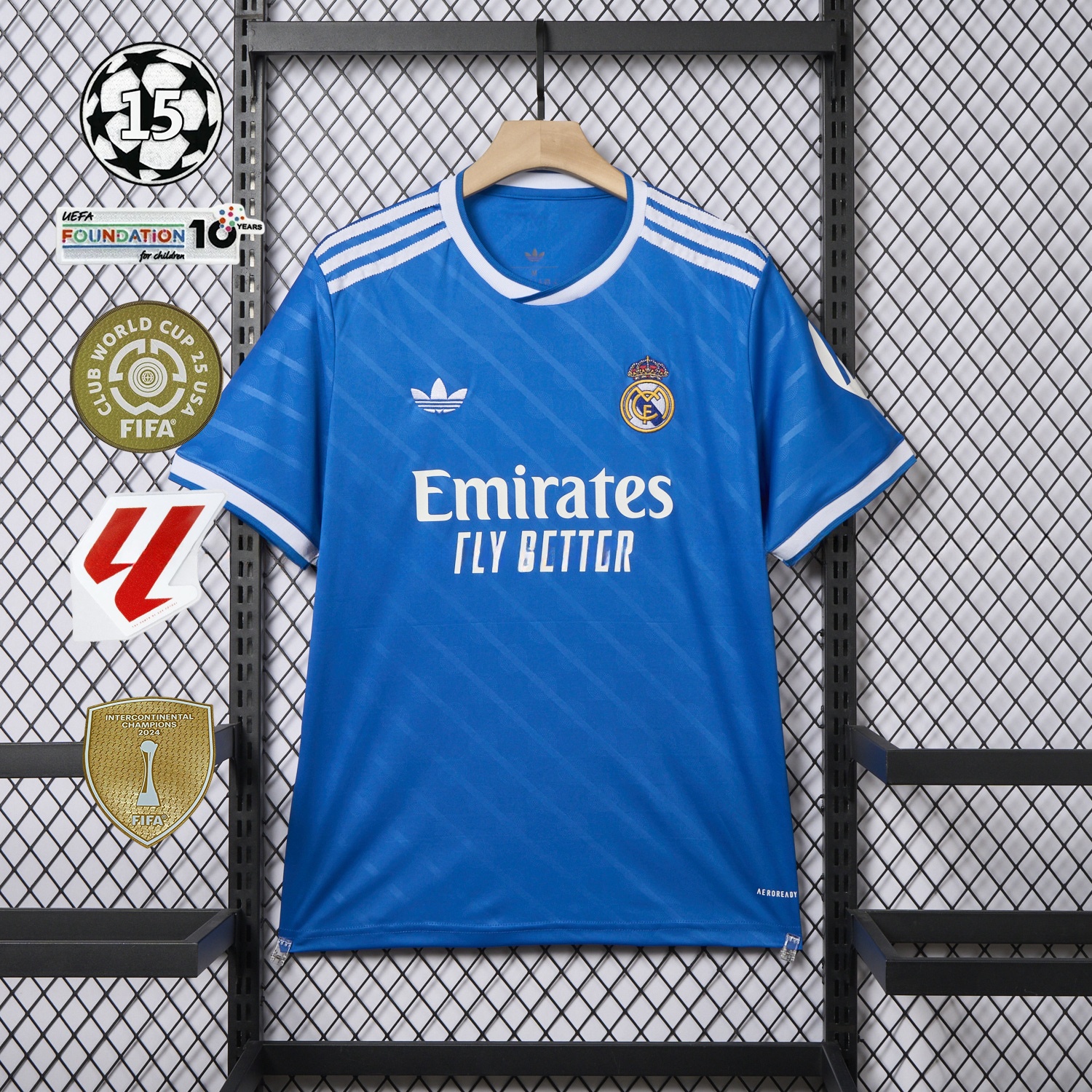Real Madrid 25-26 Third Blue Jersey - Fans Version - Unitedfutballjersey
