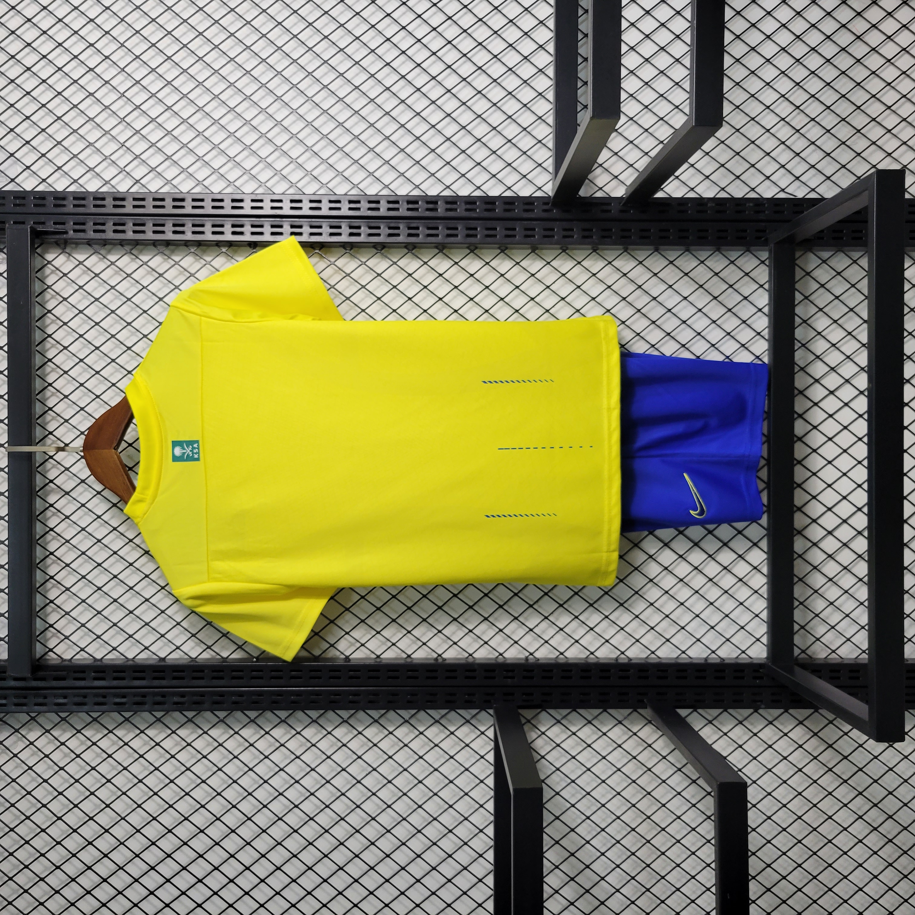 Al Nassr Riyadh Victory 23-24 Home Kids Kit - Unitedfutballjersey