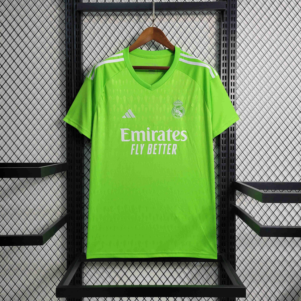 Real Madrid 23/24 Goalkeeper Green Jersey - Fans Version - Unitedfutballjersey