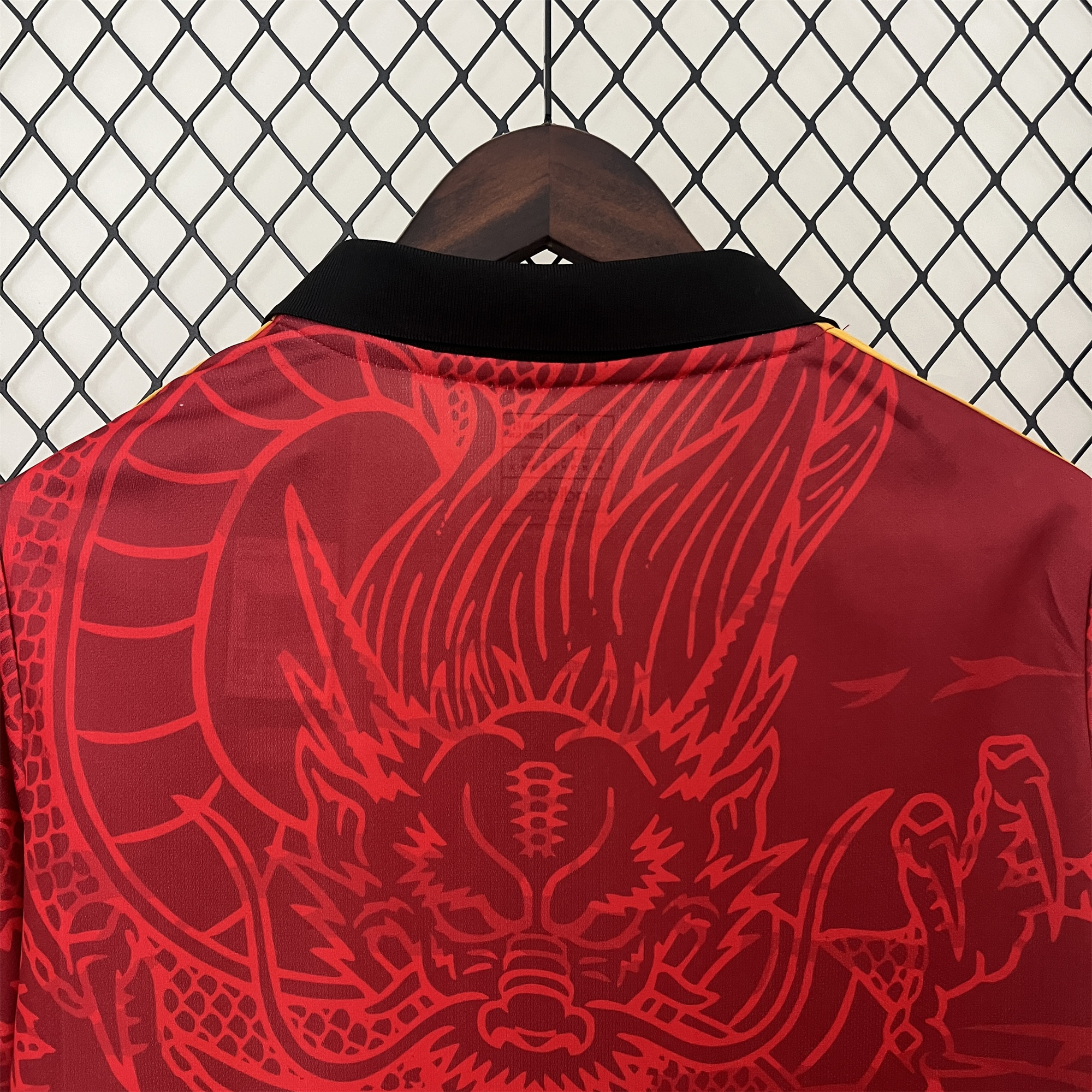 Real Madrid 24-25 Red Colorful Dragon Speical Jersey - Fans Version - Unitedfutballjersey