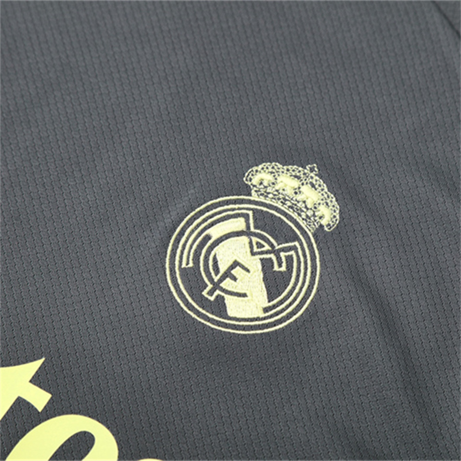 Real Madrid 25-26 Kids Short-Sleeve Training Set - Deep Grey Top and Shorts - Unitedfutballjersey