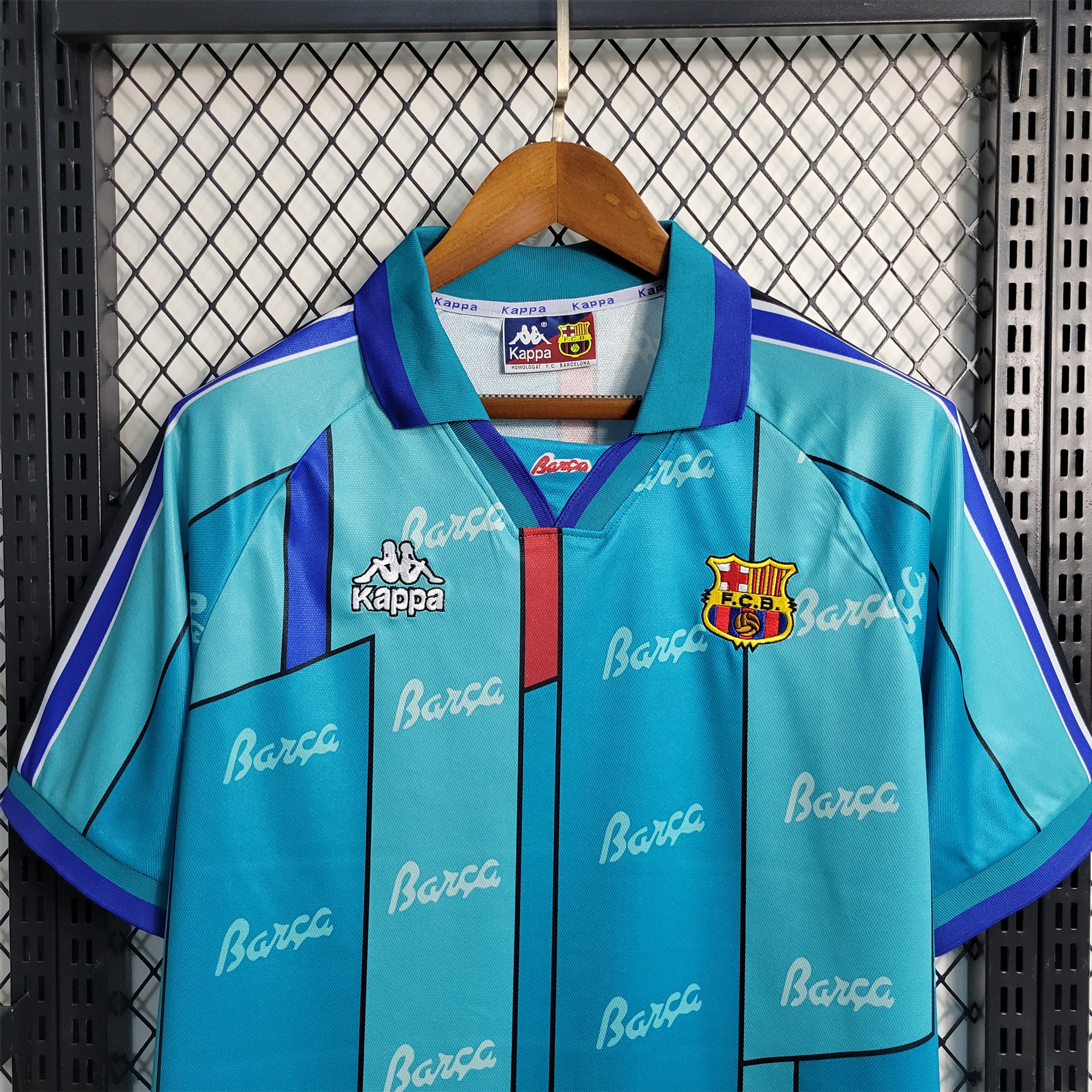 Retro Barcelona 95-97 Away Stadium Jersey - Unitedfutballjersey