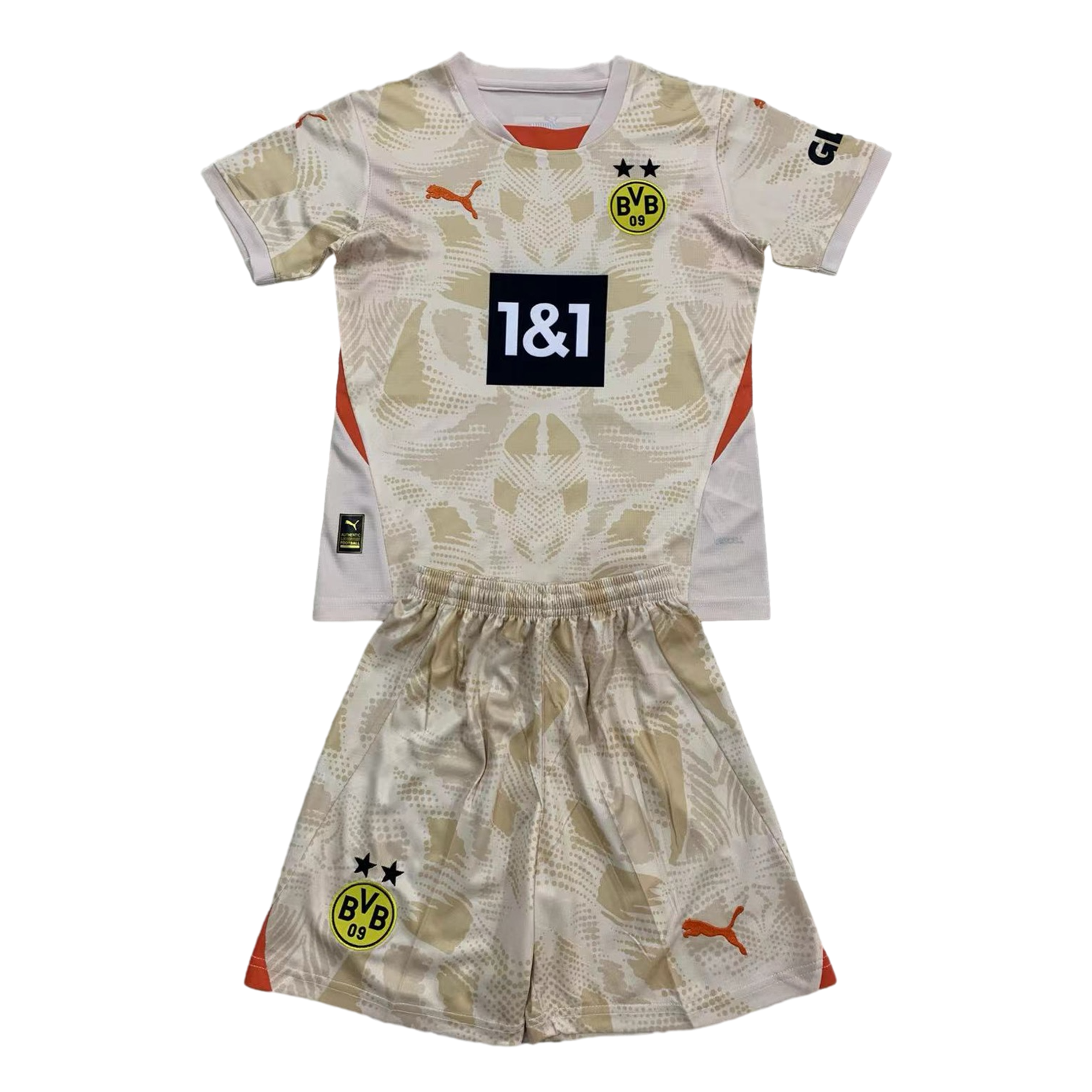 Dortmund 24-25 Goalkeeper Kids Kit - Mud Yellow - Unitedfutballjersey