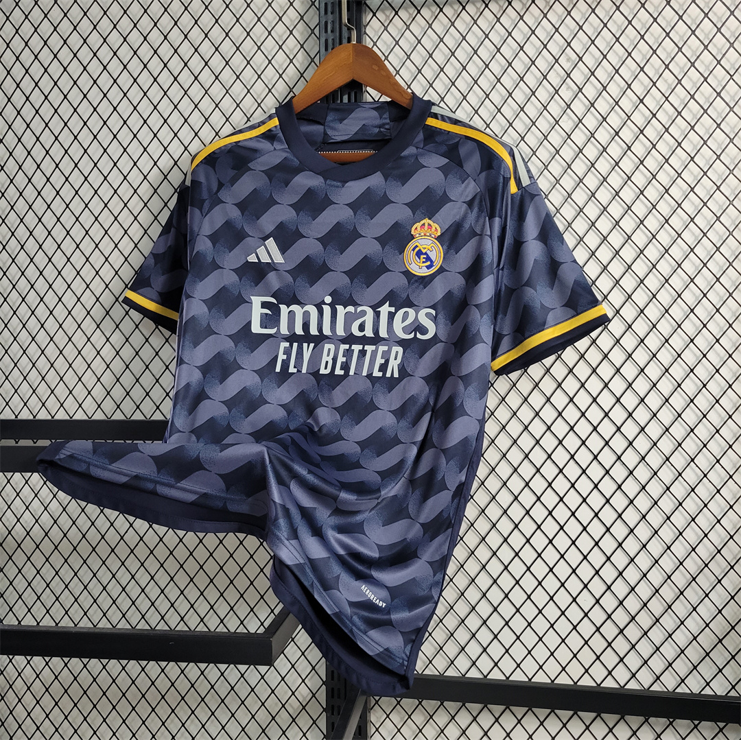 Real Madrid 23/24 Away Blue Jersey - Fans Version - Unitedfutballjersey
