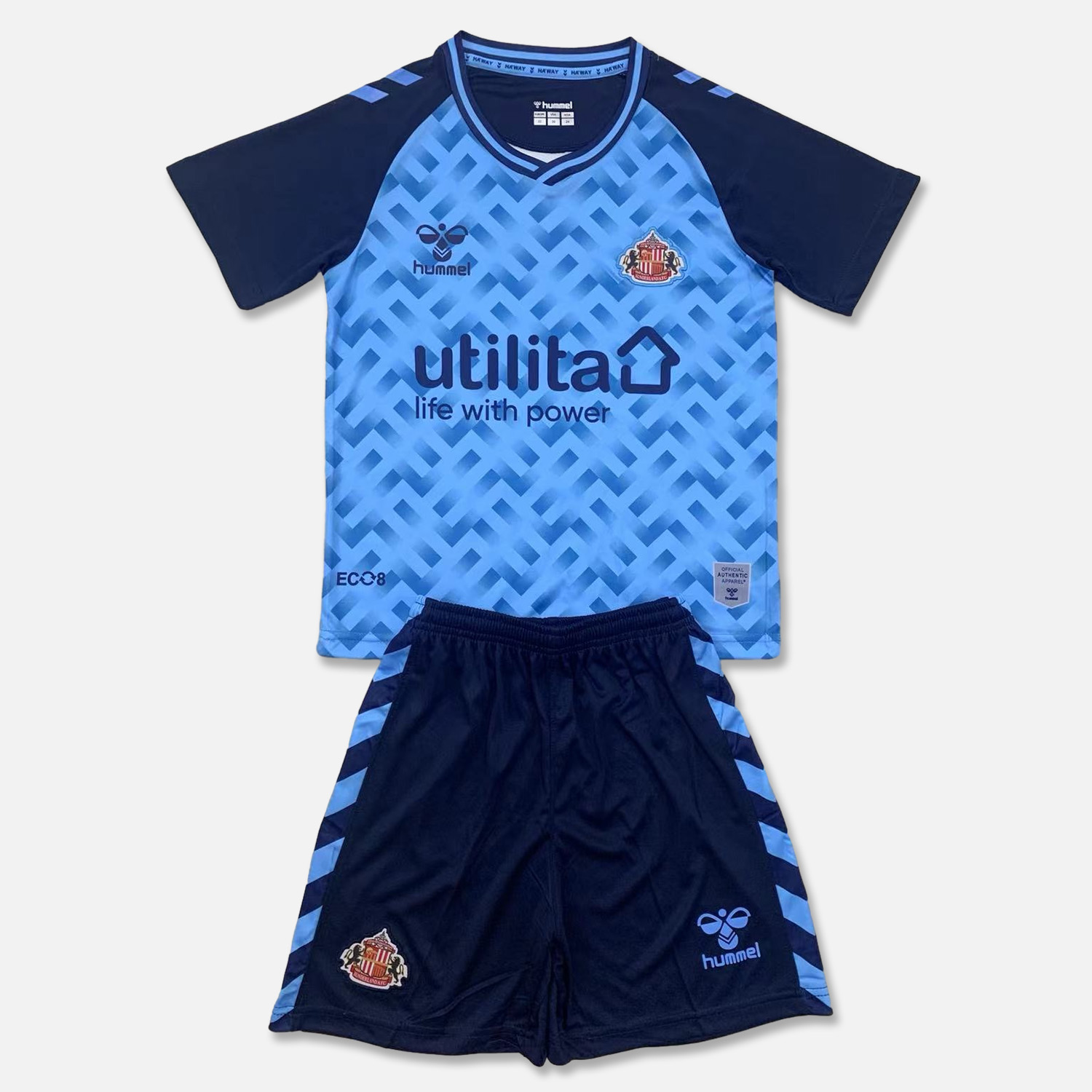 Sunderland 24-25 Blub GK Away Kids Kit - Unitedfutballjersey