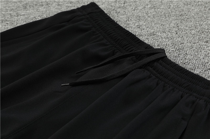 Marseille 23-24 Long Sleeve Training Set -Black and White - Unitedfutballjersey