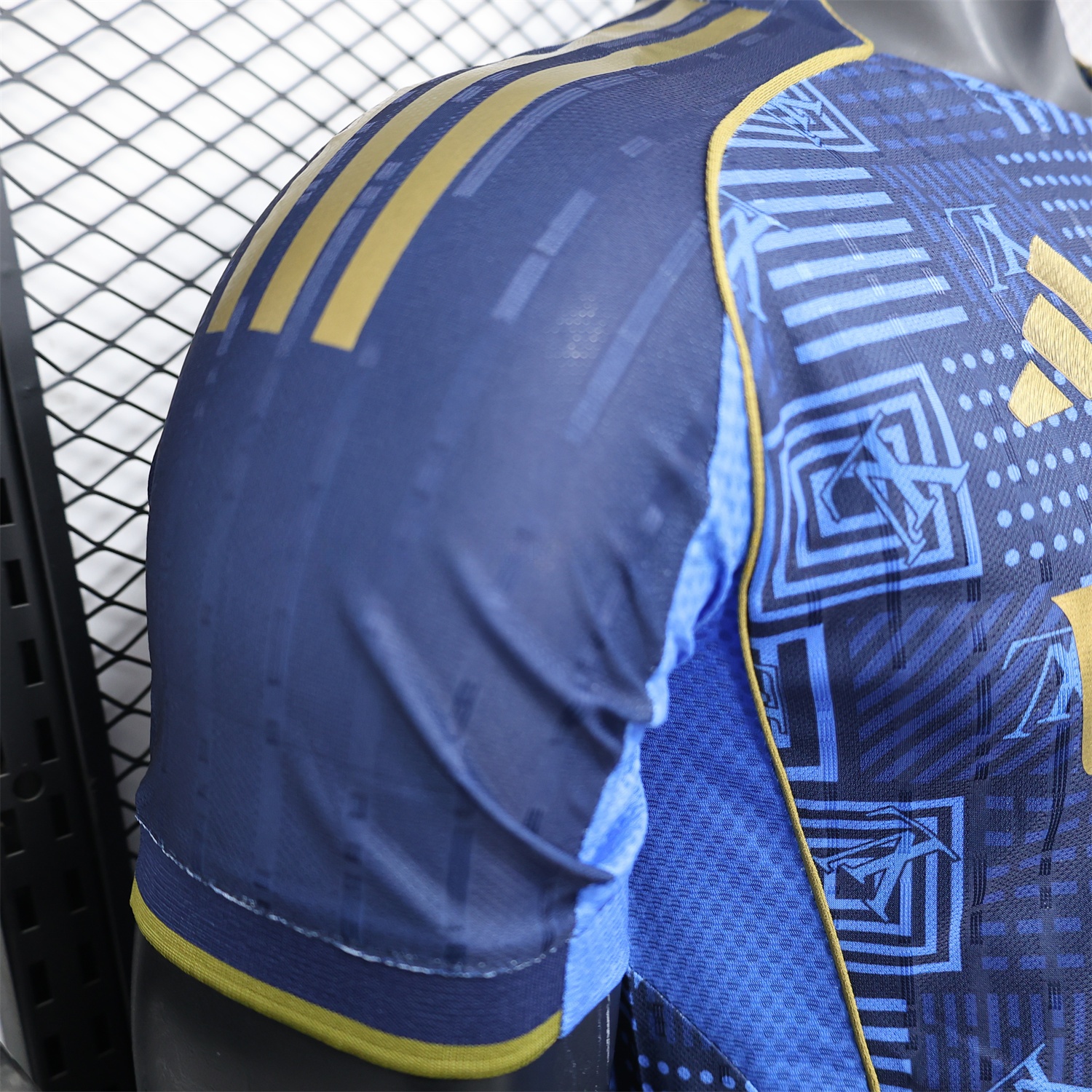 Real Madrid 25-26 Blue Gold Special Edition Jersey - Player Version - Unitedfutballjersey