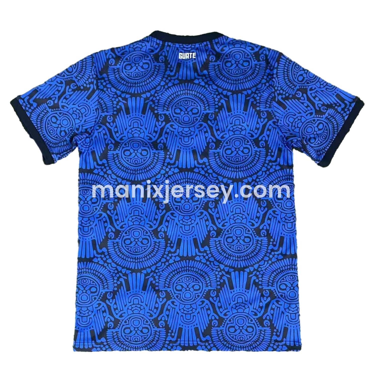 Guatemala 25-26 Blue Totem Pattern Training Jersey - Fans Version - Unitedfutballjersey