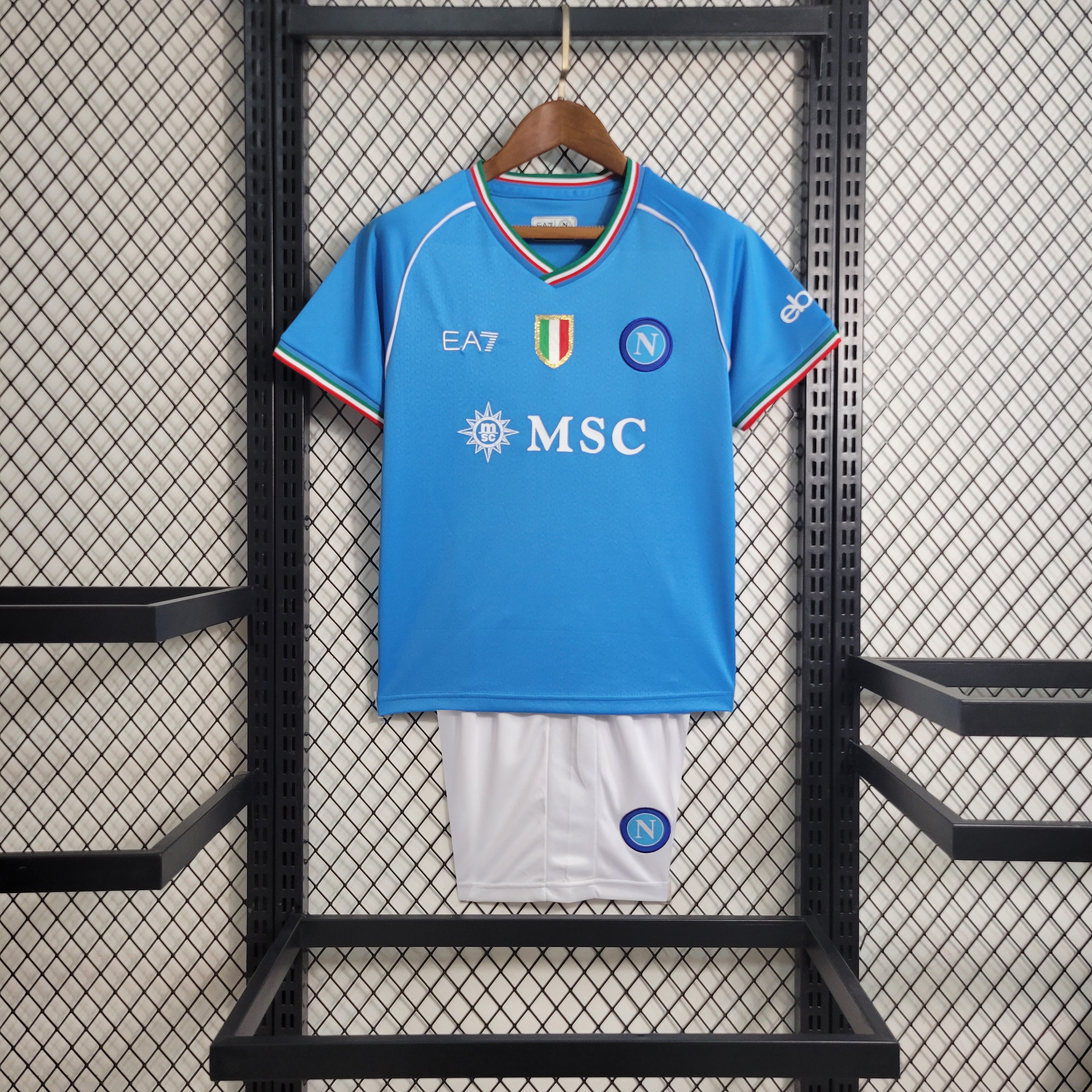 Napoli 23-24 Home Kids Kit - Unitedfutballjersey