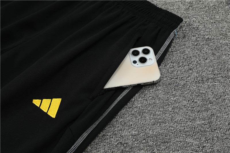 Algeria 23-24 Long Sleeve Training Set -Black and White - Unitedfutballjersey