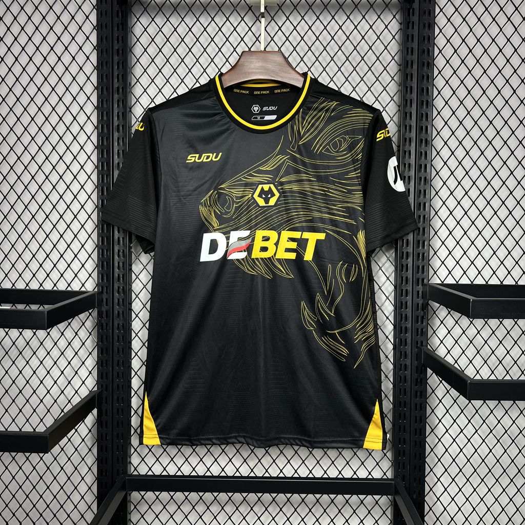 Wolverhampton Wanderers Wolves 24-25 Away Jersey - Fans Version - Unitedfutballjersey