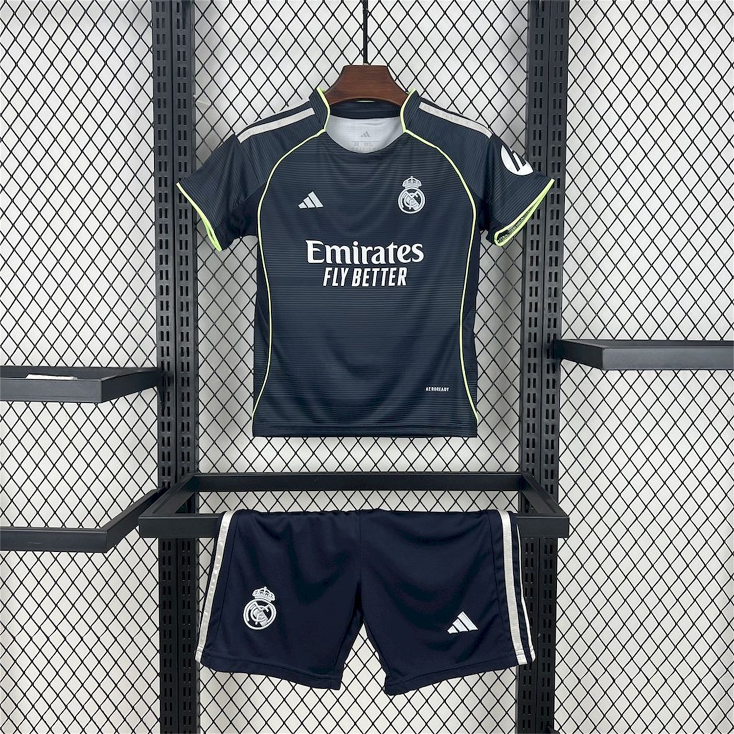 Real Madrid 25-26 Away Kids Kit - Fans Version - Unitedfutballjersey