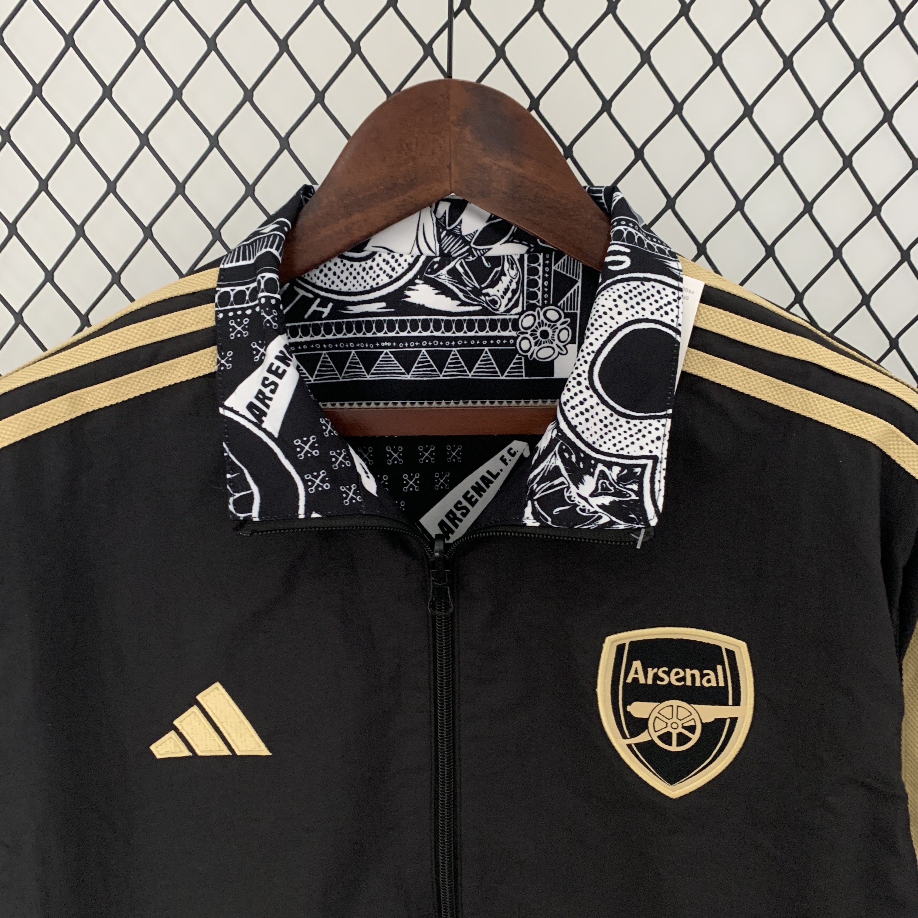 Arsenal x I-a-n.W-r-i-g-h-t Limited Edition 23-24 Player Reversible Windbreaker - Unitedfutballjersey