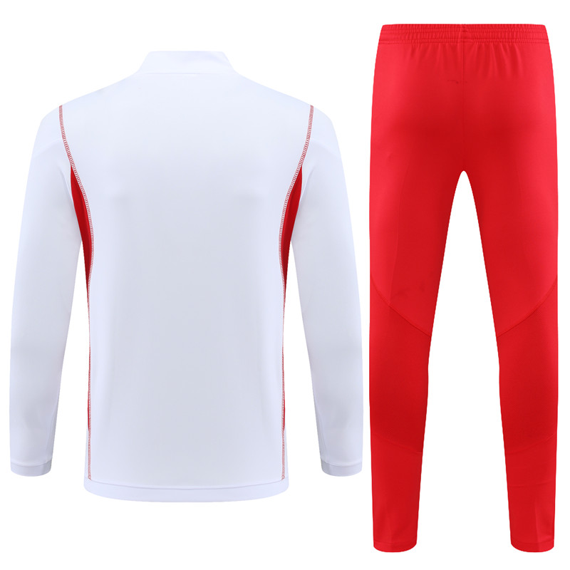 Flamengo 23-24 Long Sleeve Training Set -White - Unitedfutballjersey