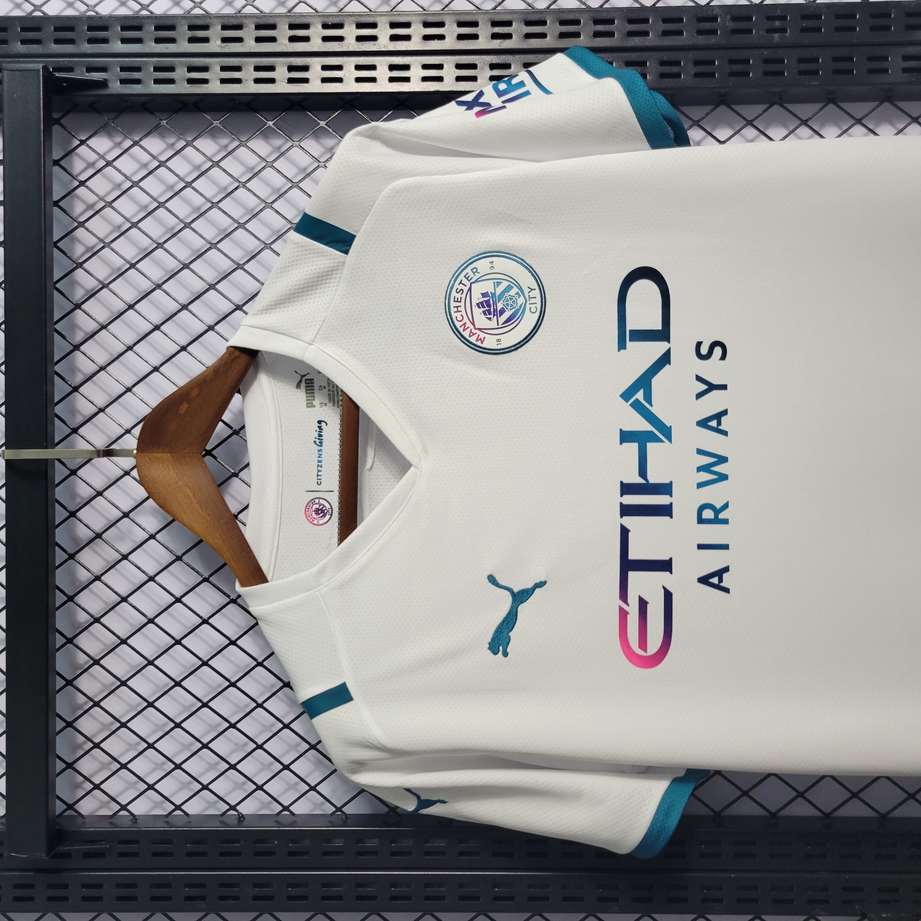 Manchester City 21-22 Away Stadium Jersey - Fans Version - Unitedfutballjersey