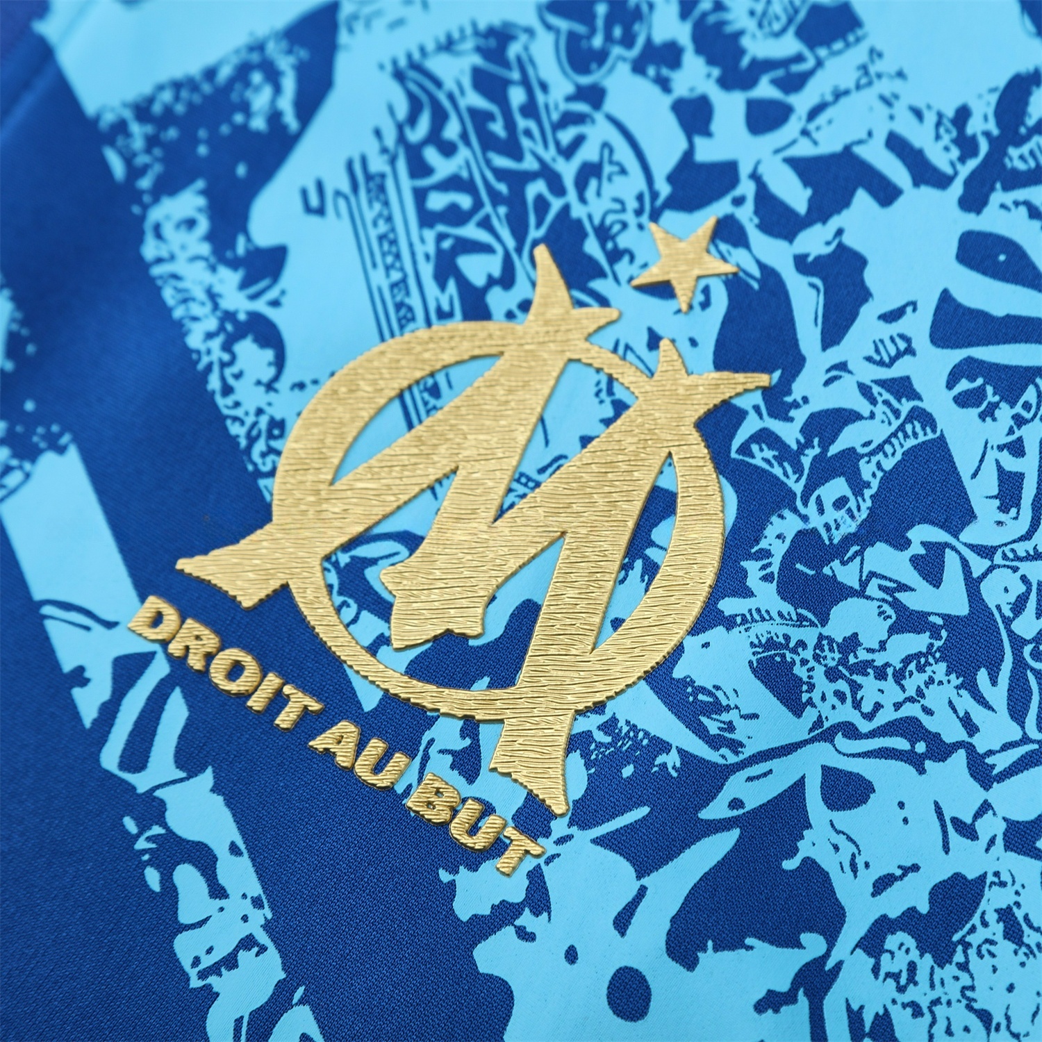 Marseille 25-26 Jacket Training Tracksuit - Blue Jackets & Blue Pants - Unitedfutballjersey