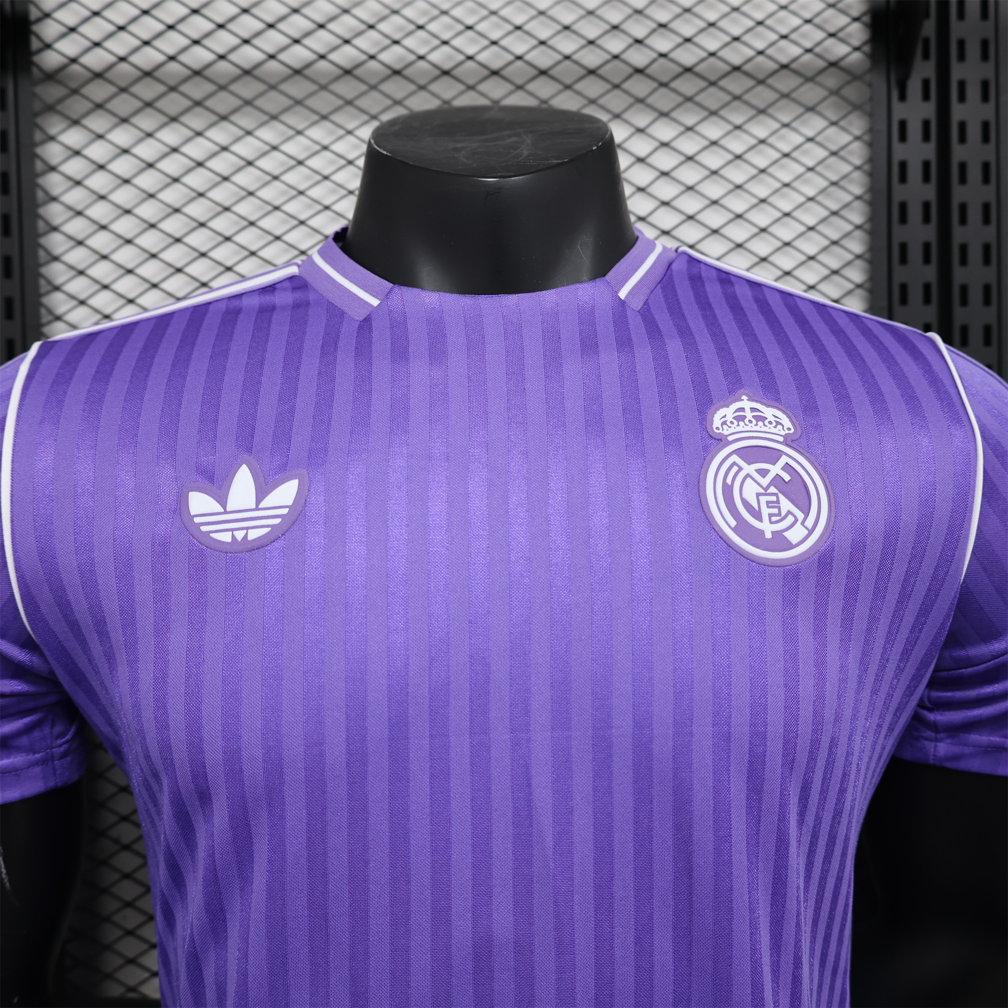 Real Madrid 2025 Purple Icon Retro Jersey - Player Version - Unitedfutballjersey