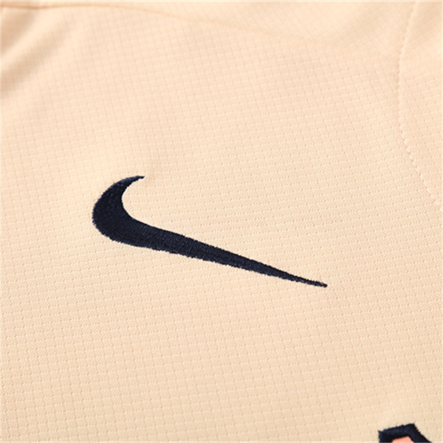 B.A.R.S.A 25-26 Kids Short-Sleeve Training Set - Beige Top & Blue Shorts - Unitedfutballjersey