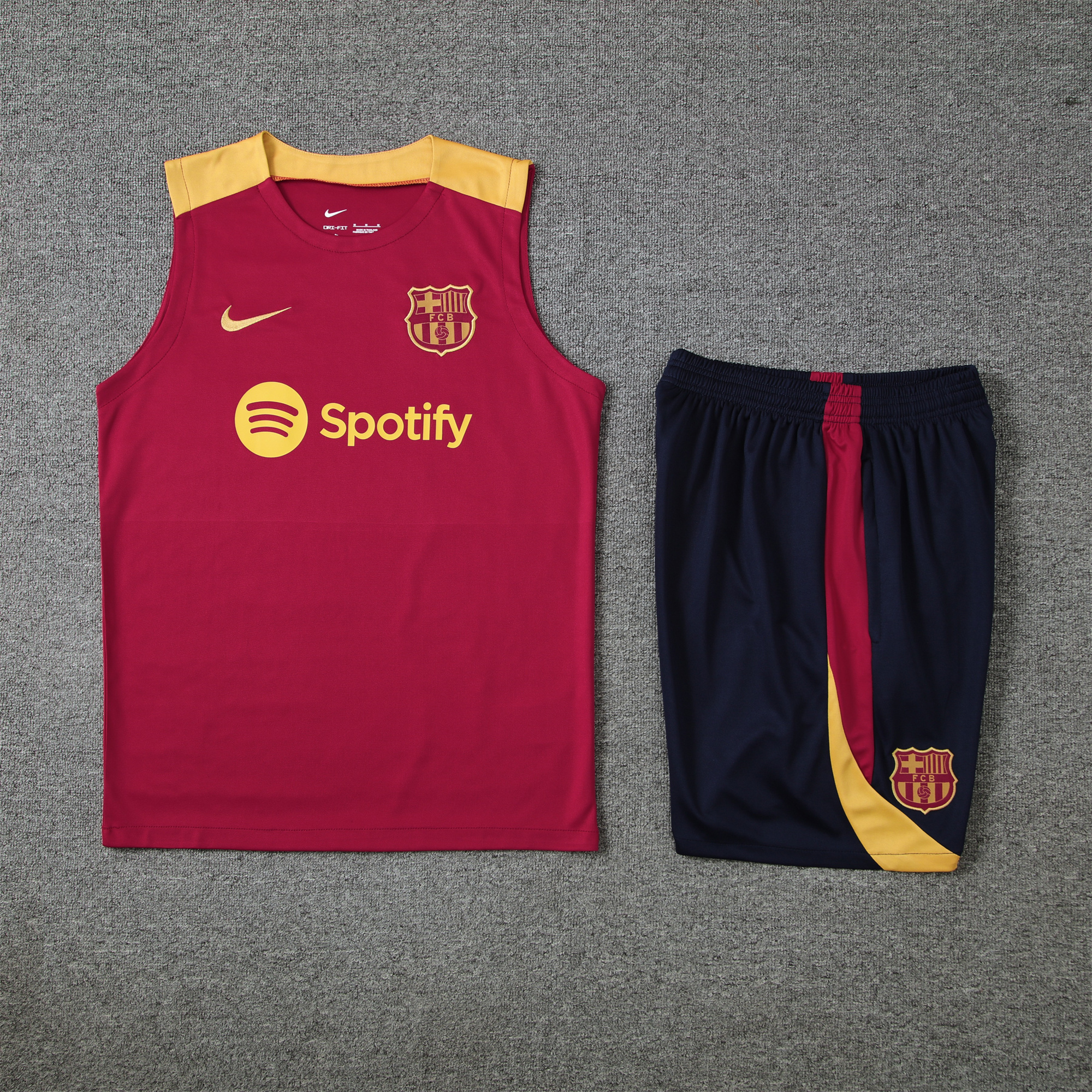 Barcelona 24-25 Training Vest Suit - Red - Unitedfutballjersey