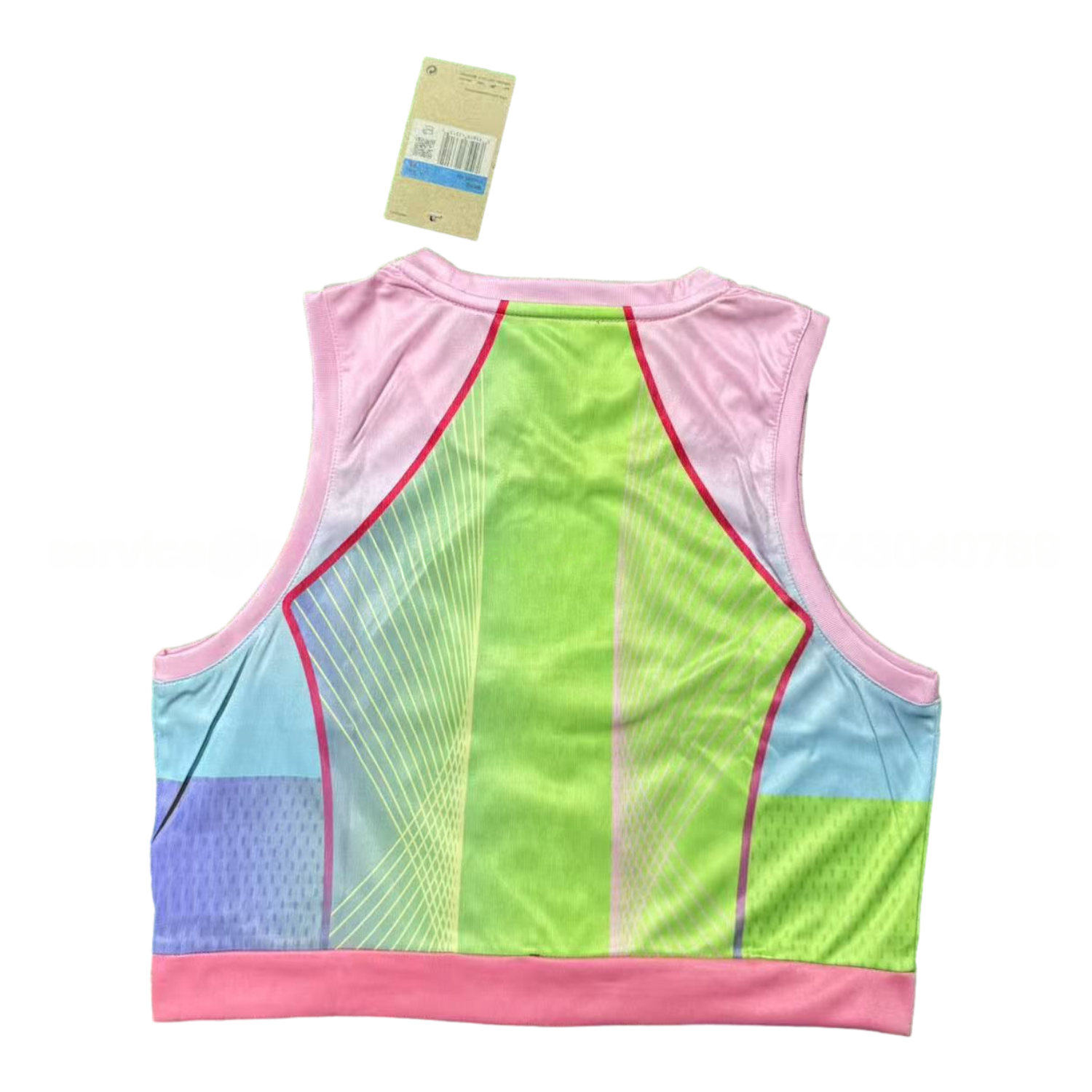 Women's Barcelona 25-26 Green Pink Yoga Vest - Unitedfutballjersey