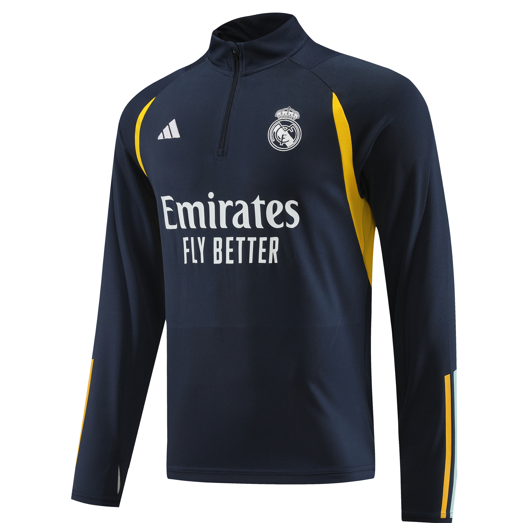 Real Madrid 23-24 Long Sleeve Training Set Navy blue - Unitedfutballjersey