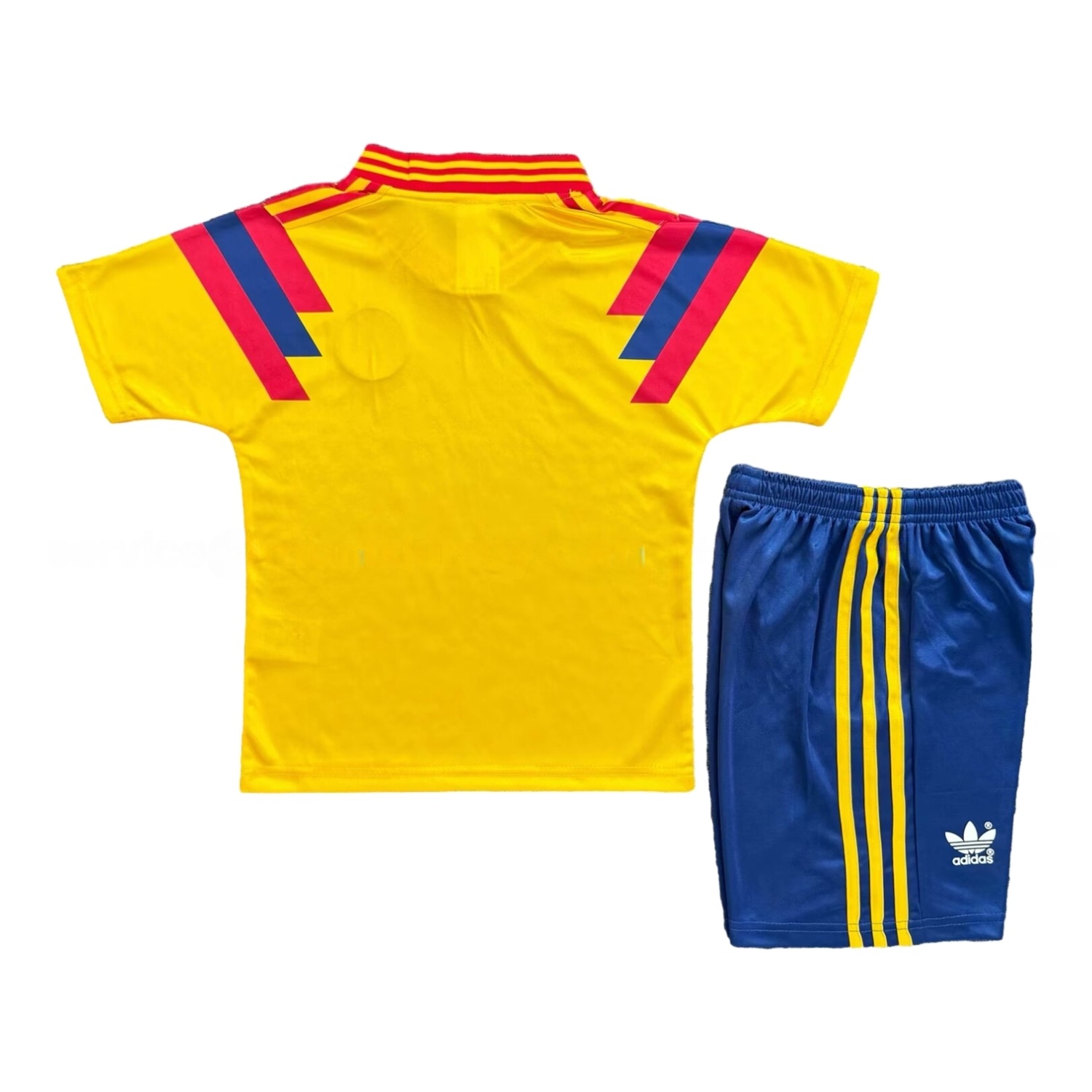Retro Colombia 1990 Home Kids Kit - Unitedfutballjersey