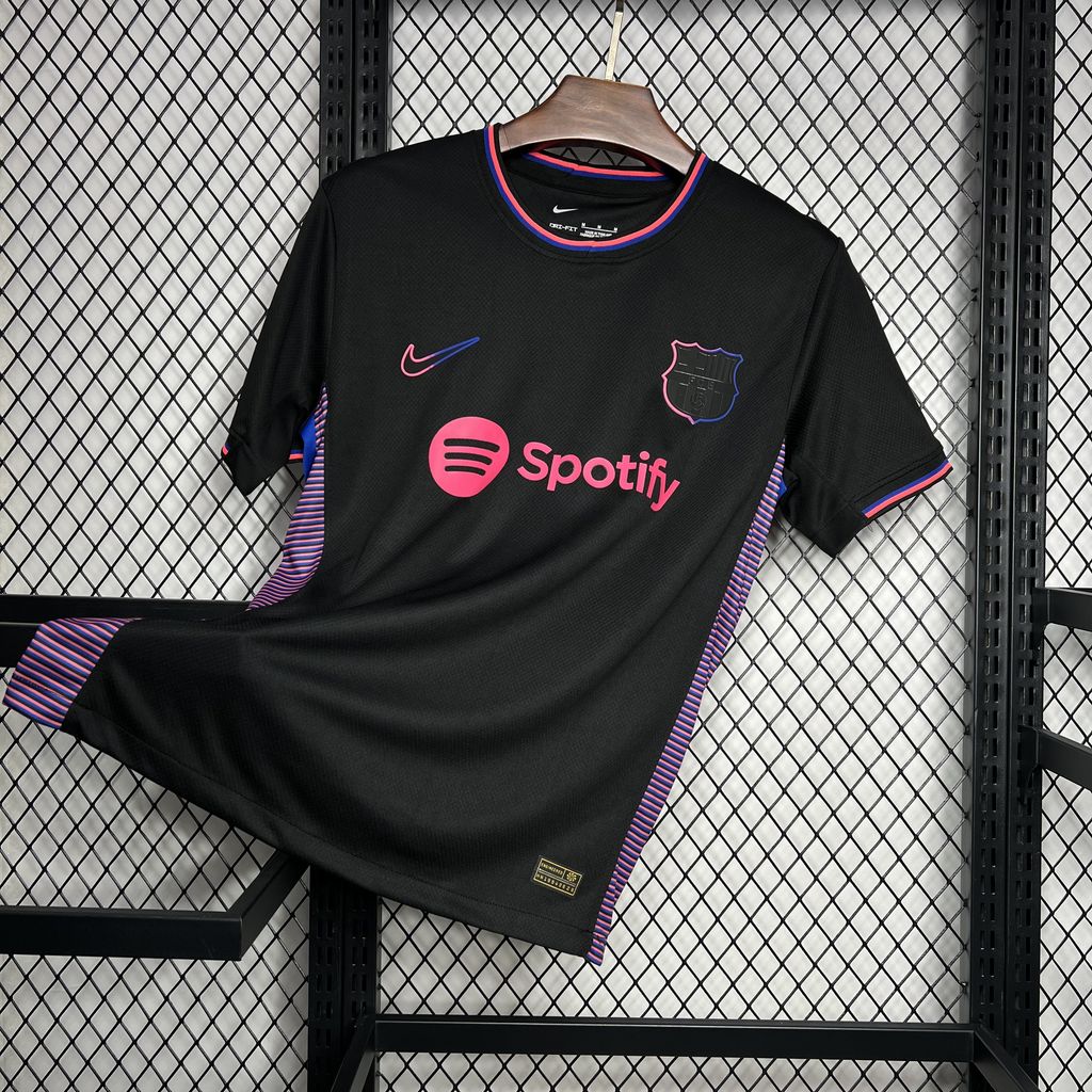 Barcelona 24-25 Black Pink Speical Jersey - Fans Version - Unitedfutballjersey