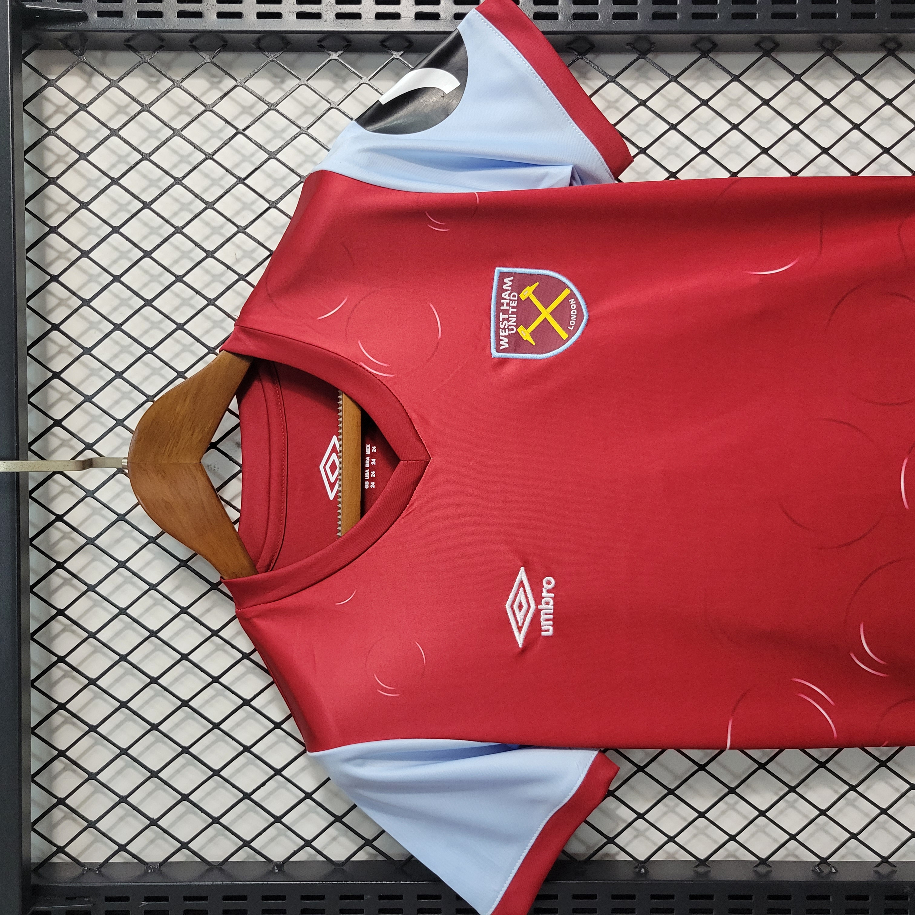 West Ham United 23-24 Home Kids Kit - Unitedfutballjersey