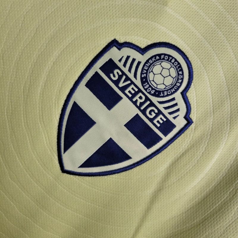 Sweden 2024 Home Stadium Jersey - Fans Version - Unitedfutballjersey