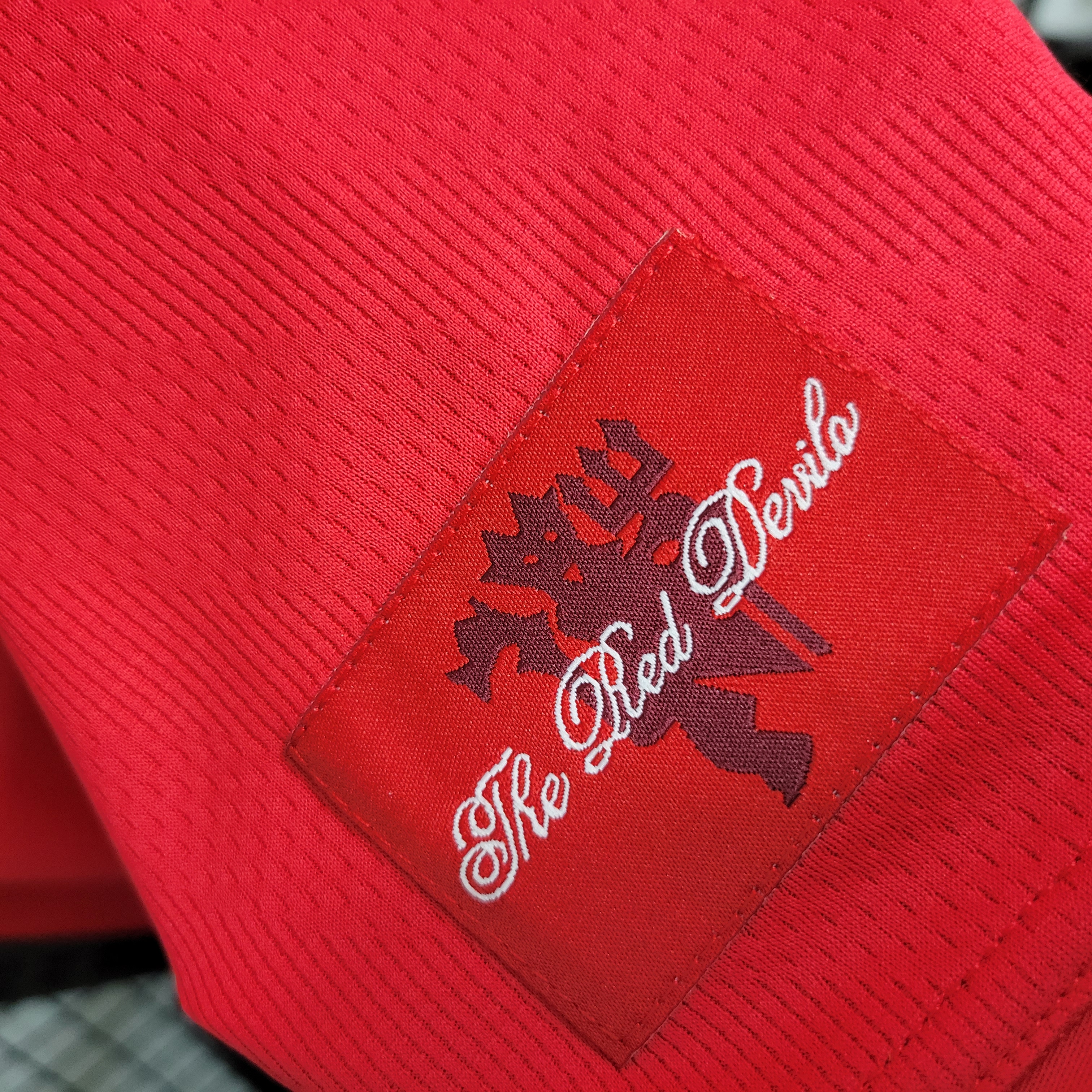 Retro Manchester United 07-08 Home Long Sleeve Jersey - Unitedfutballjersey