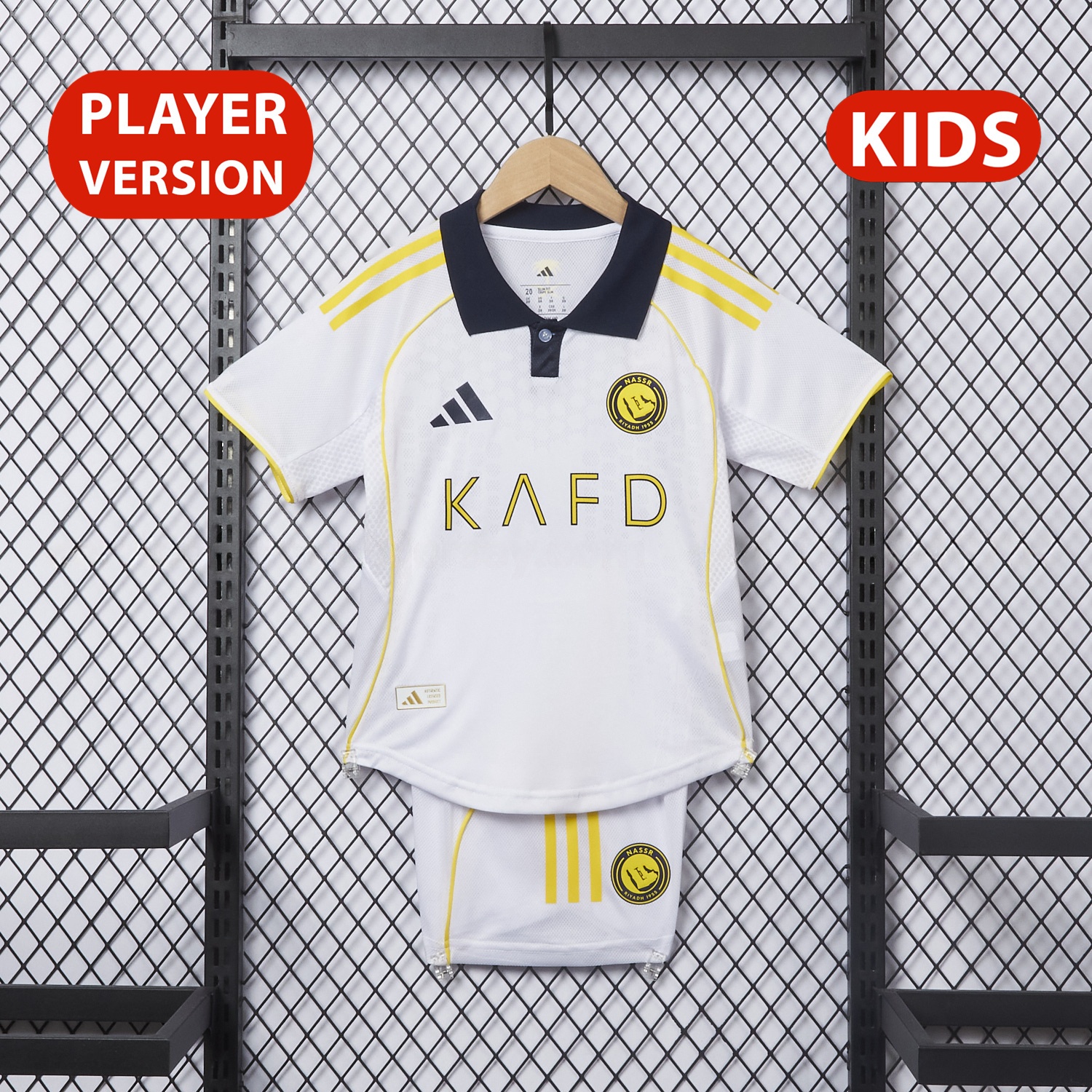 Al Nassr Riyadh Victory 25-26 Third Kids Kit - Player Version - Unitedfutballjersey