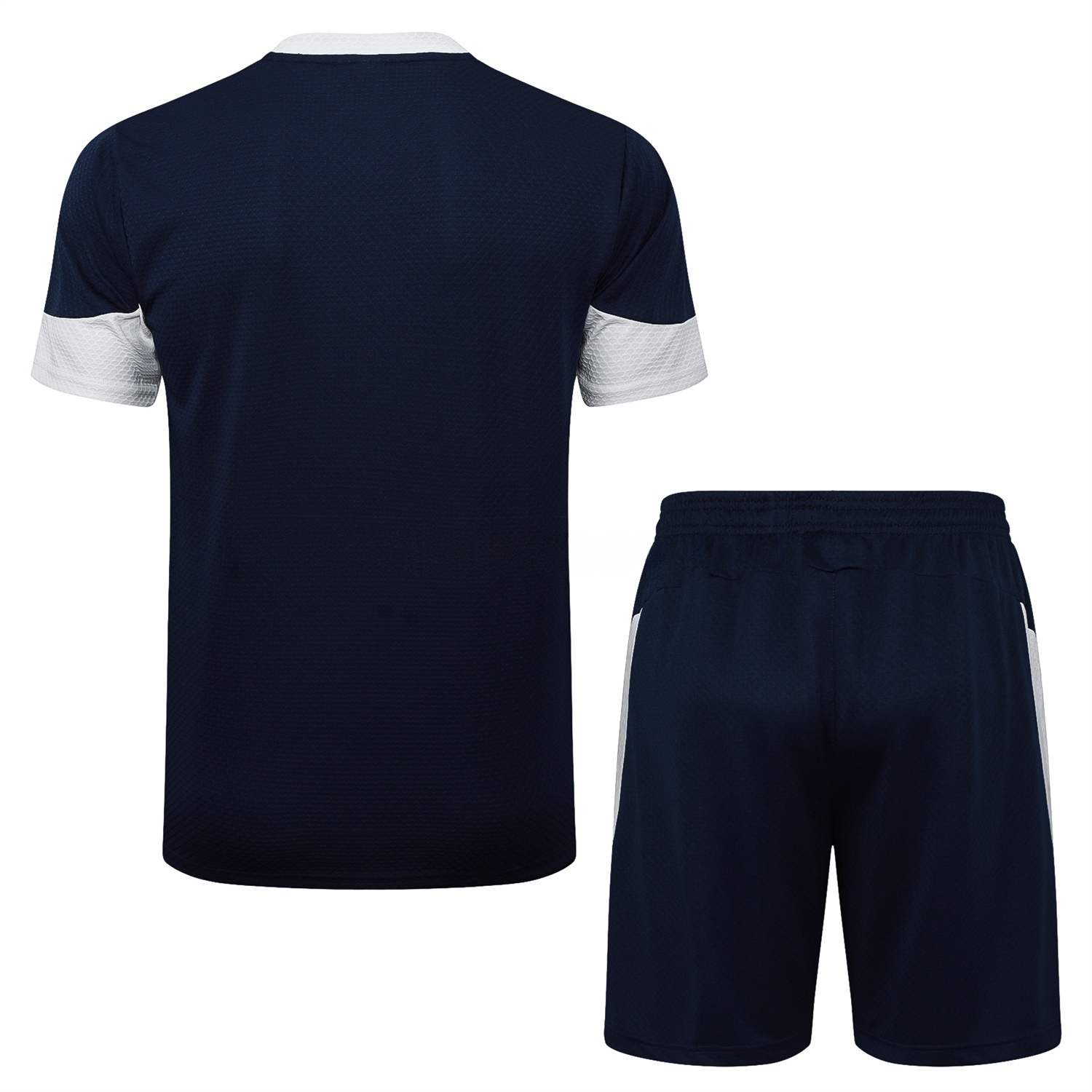 Portugal 25-26 Short-Sleeve Training Set - Deep Blue Top and Shorts - Unitedfutballjersey