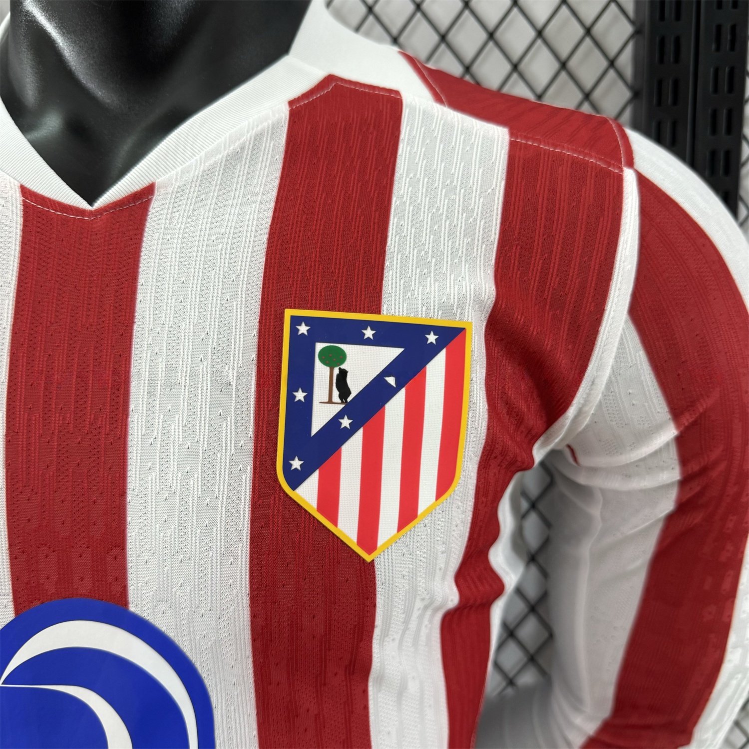 Atletico Madrid 25-26 Home Long Sleeves Jersey - Player Version - Unitedfutballjersey